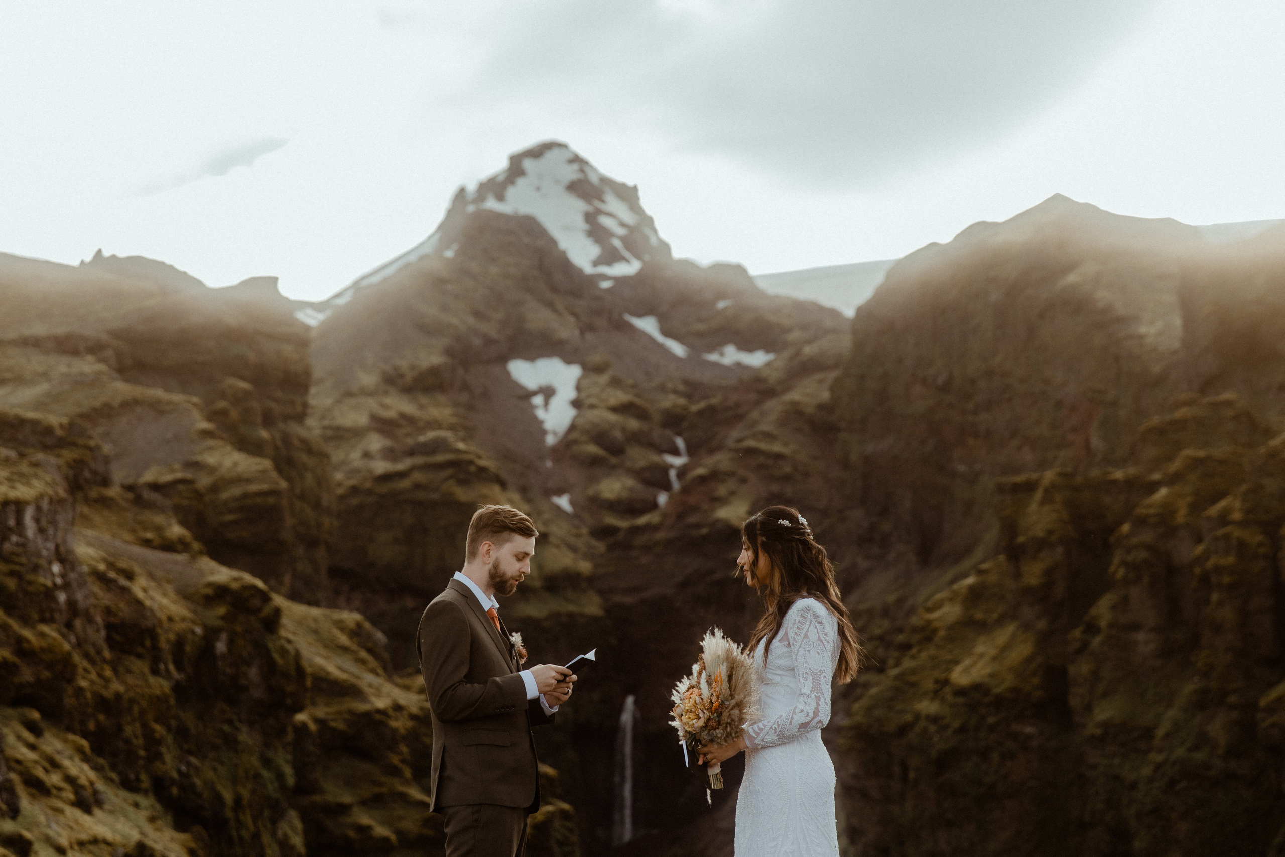 Adventure elopement in Iceland. Iceland elopement photographer & videographer