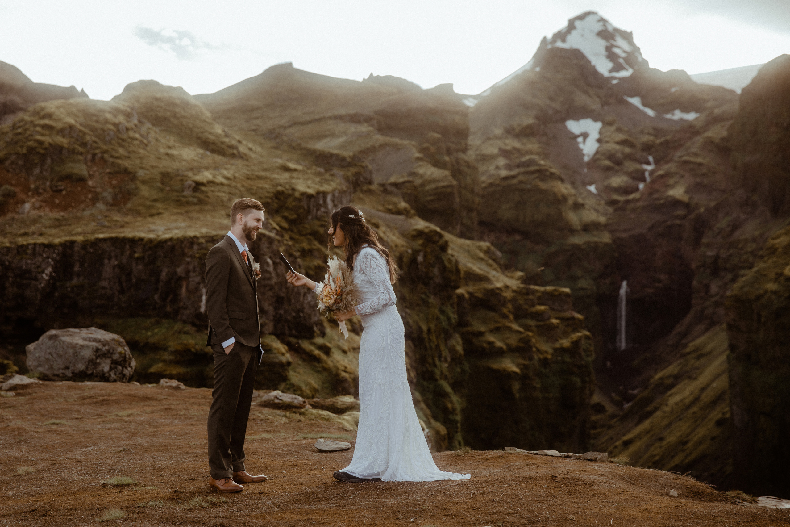 Adventure elopement in Iceland. Iceland elopement photographer & videographer