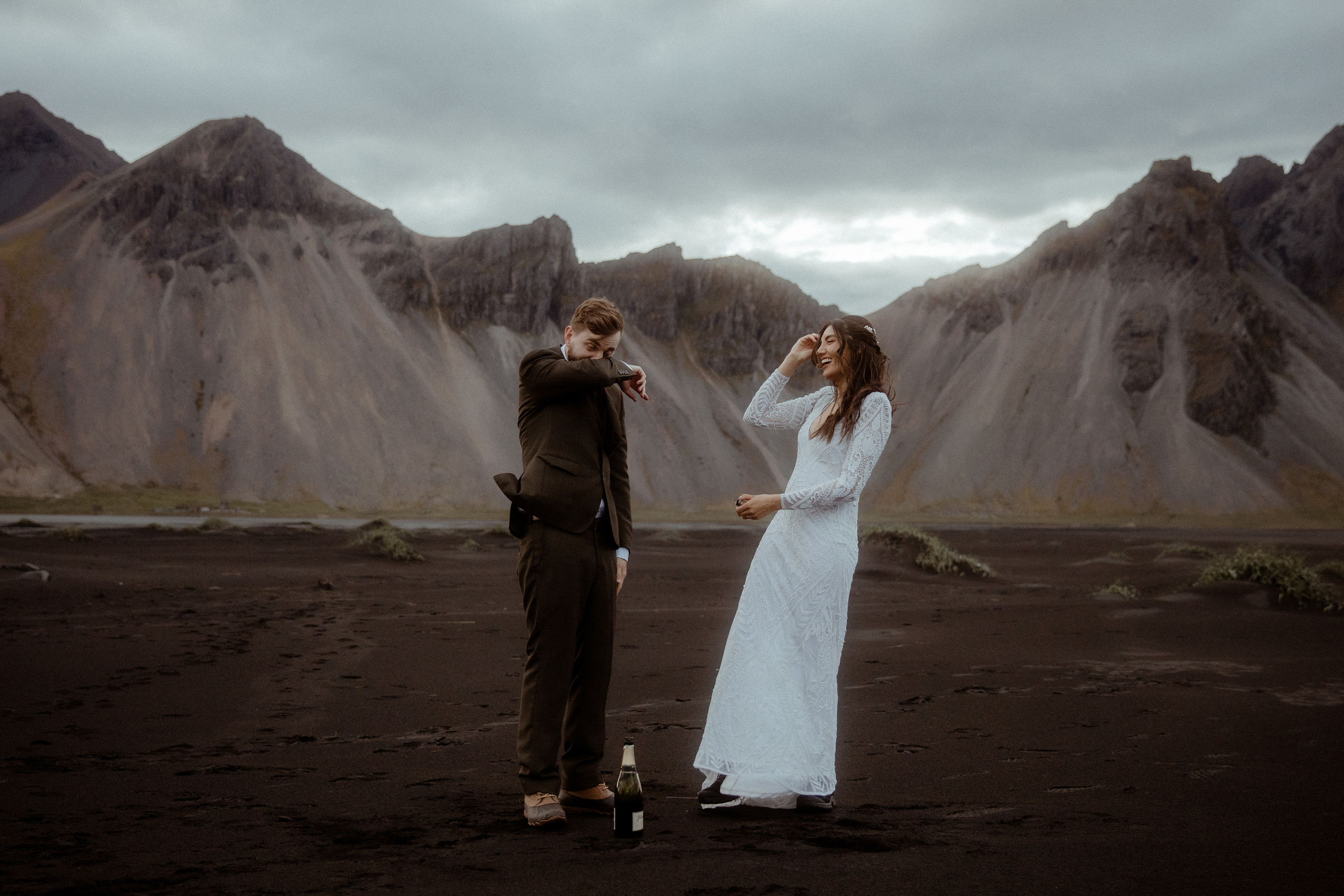 Adventure elopement in Iceland. Iceland elopement photographer & videographer