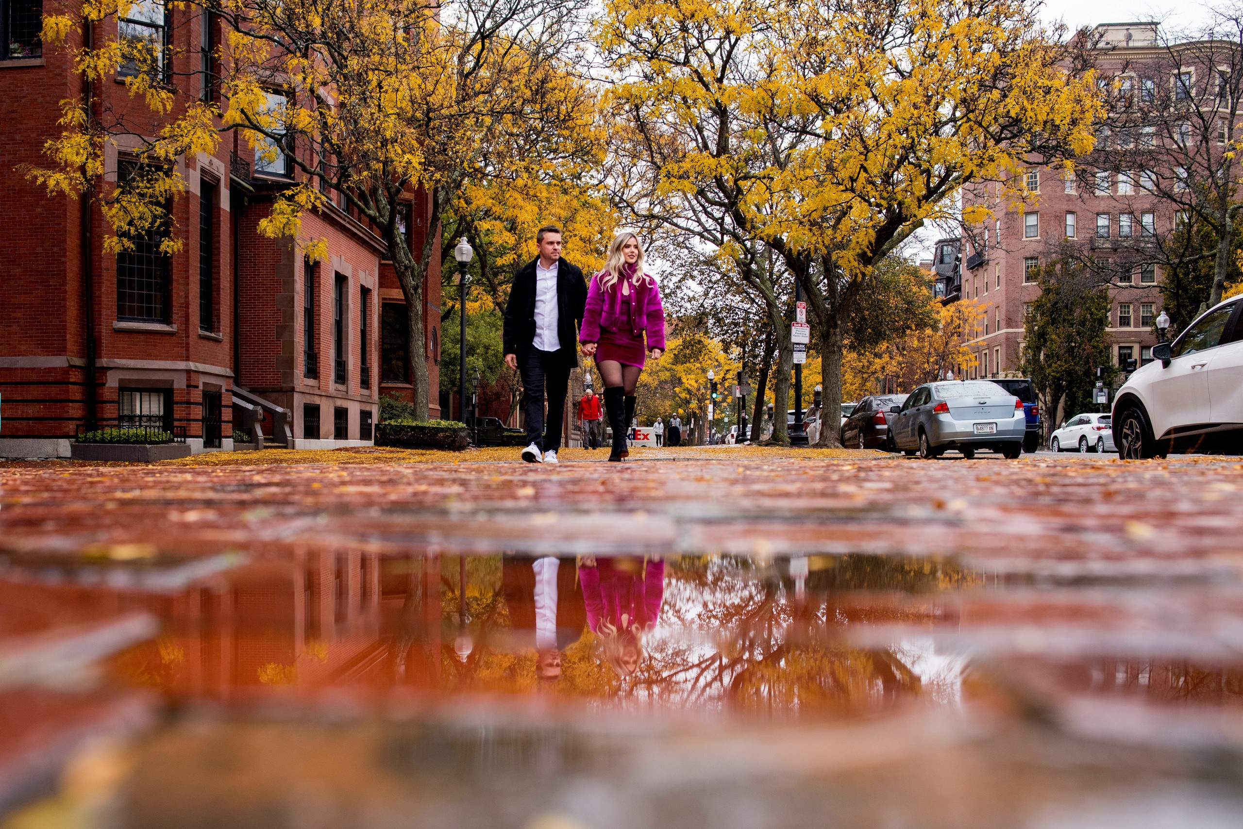 Capturing Fall Love: Shelen and Marcelo’s Romantic Photoshoot in Boston. Wedding photographer in Orlando, Boston & New York Anderson Marques