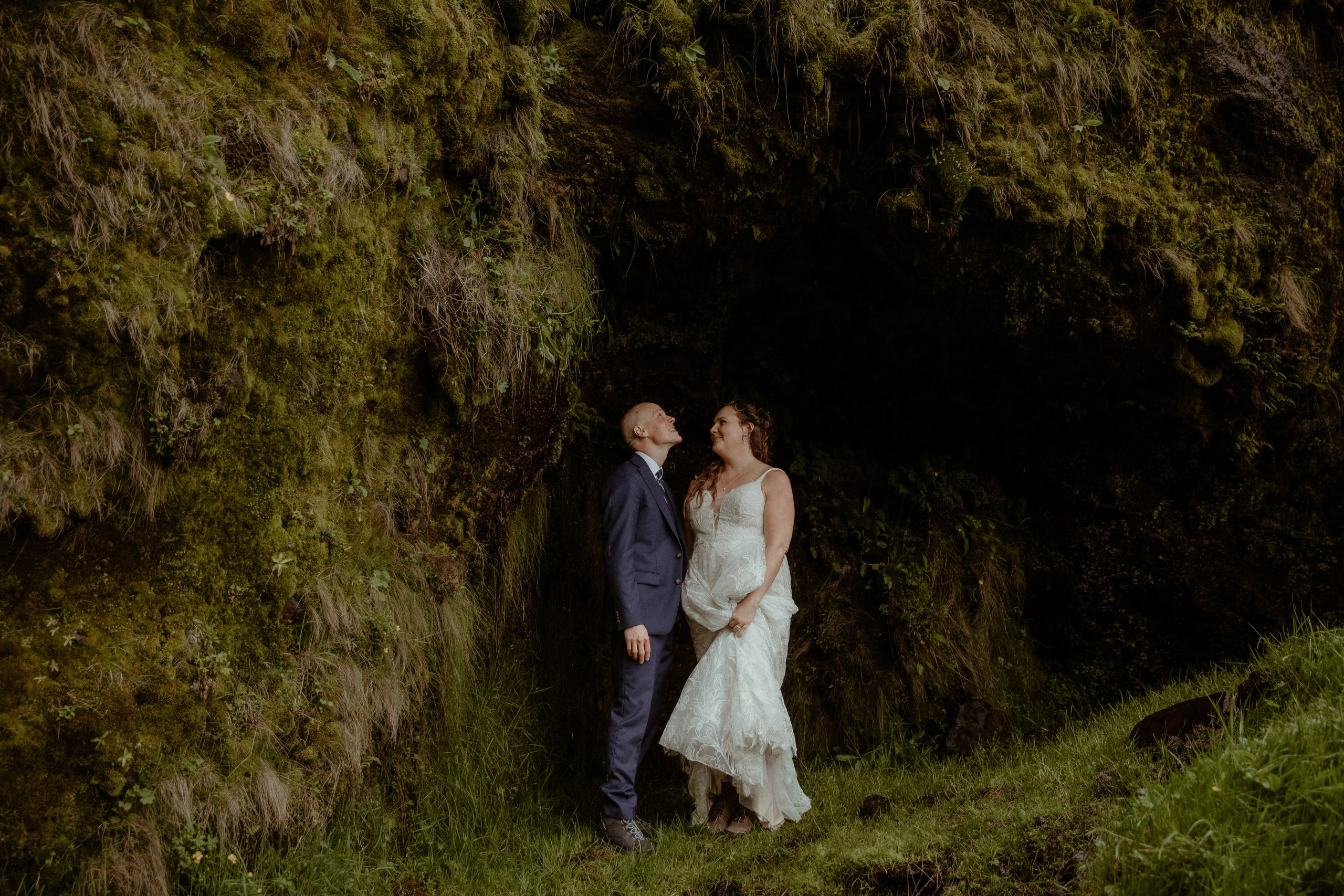 Iceland Elopement at Black Sand Beach. Iceland elopement photographer & videographer
