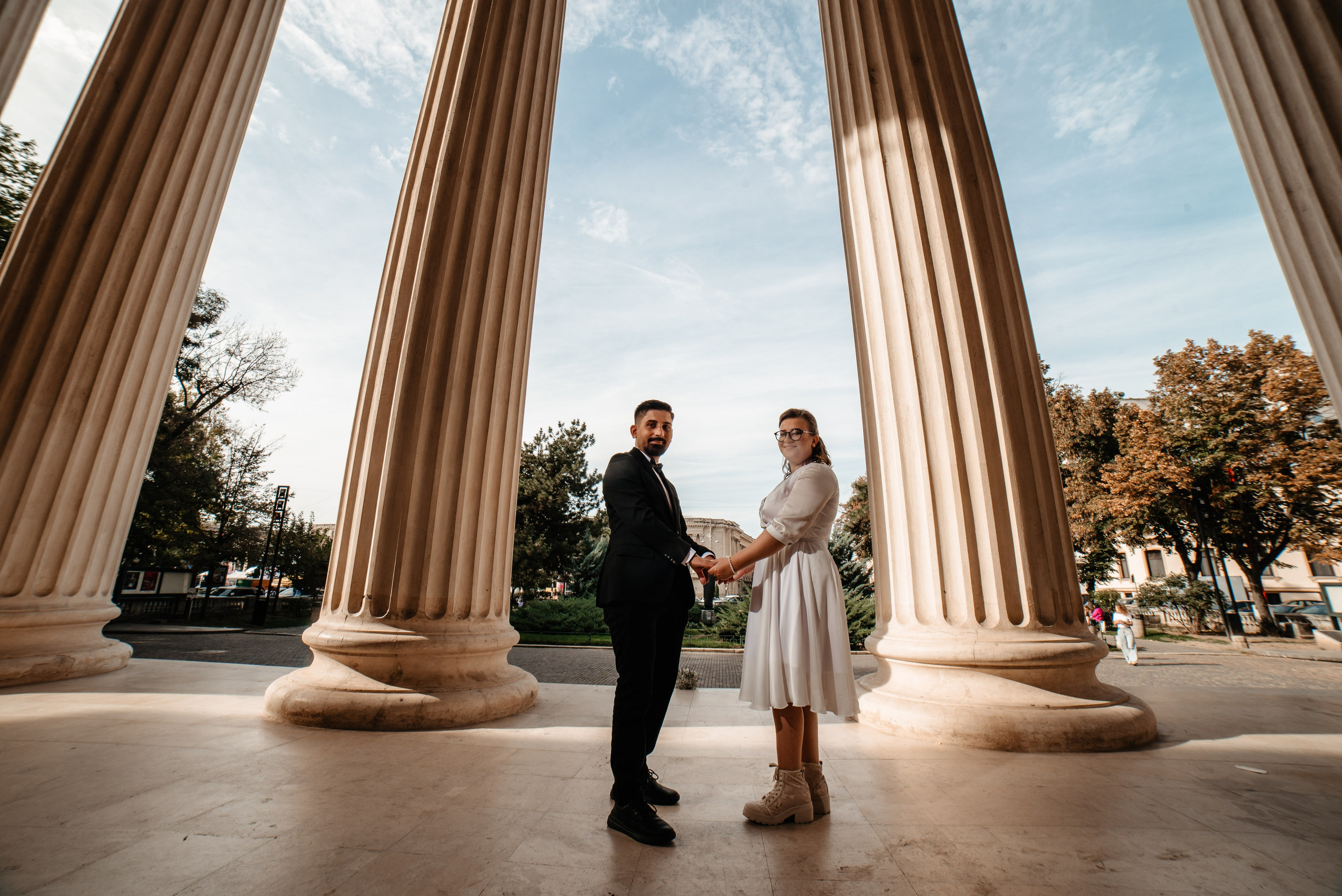 Sedinta foto cuplu Ateneu Bucuresti