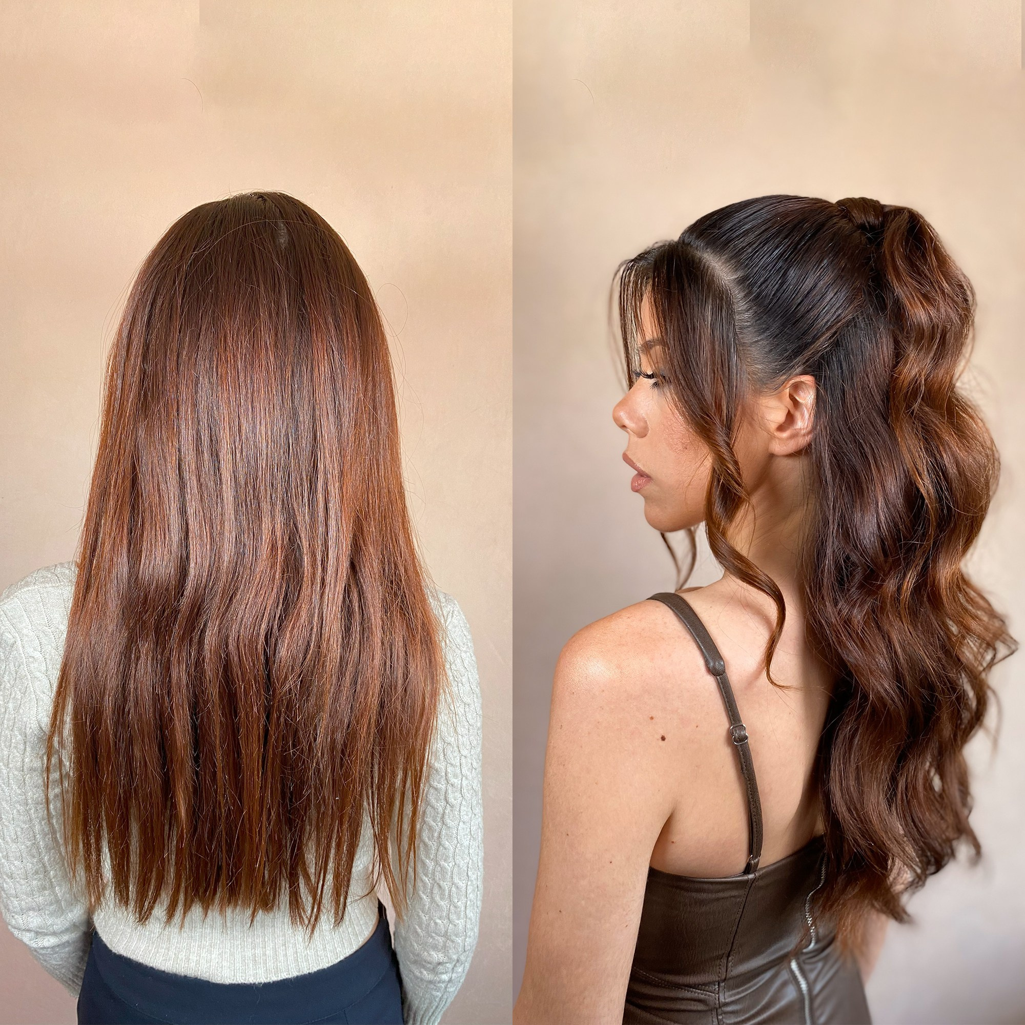 Before & after makeup and hairstyles| Rome, Italy. Makeup artist and hairstylist in Rome Italy | Kate Lisi
