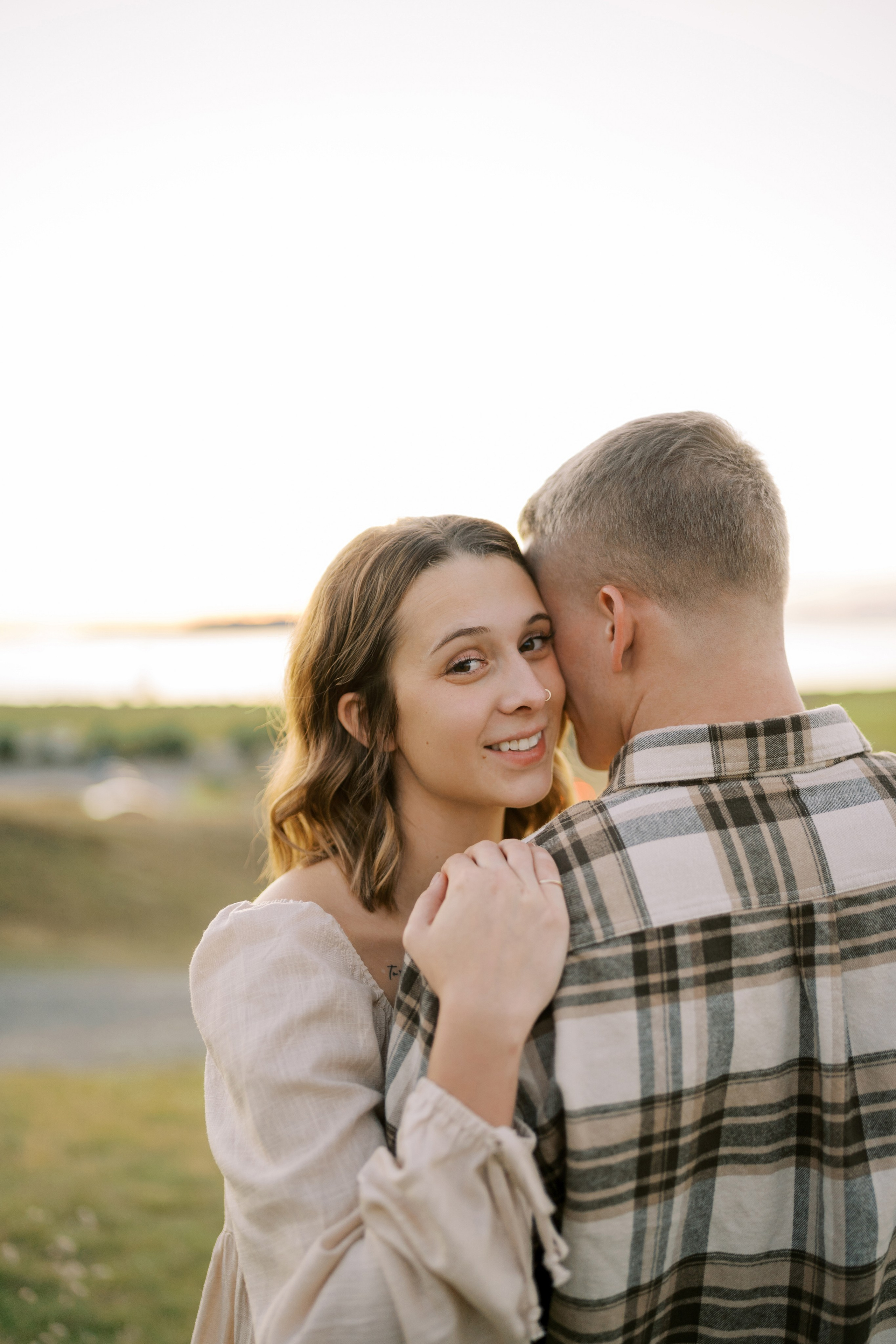 A story of incredible love at sunset. September 2024. Tacoma, Chambers Bay Golf Course. EVAN ARISTOV WEDDING PHOTOGRAPHY — Seattle Wedding Photographer