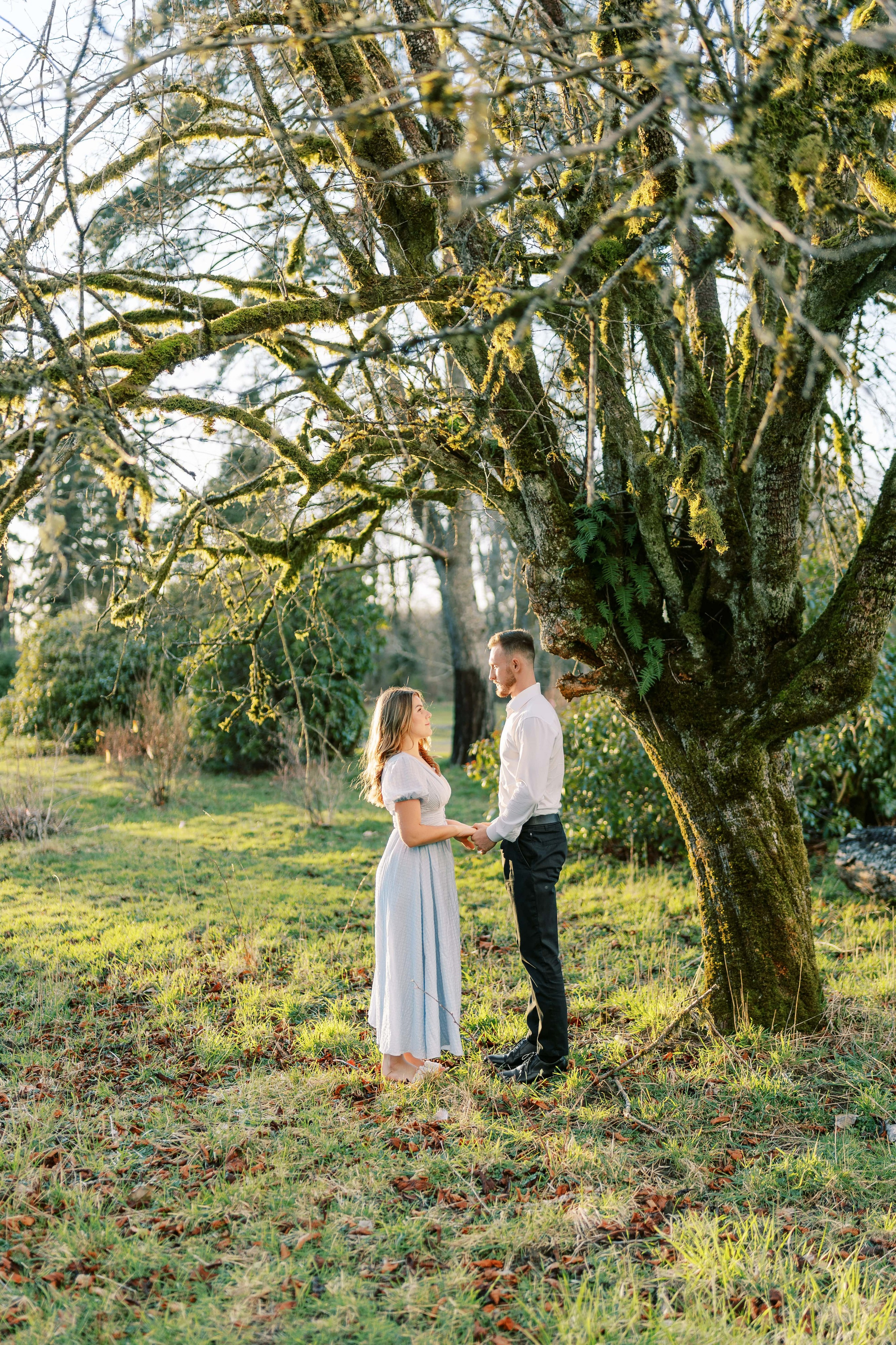 Engagement photo shoot/ Dmitry and Julia/ February 2024. North Bend, Washington. EVAN ARISTOV WEDDING PHOTOGRAPHY — Seattle Wedding Photographer