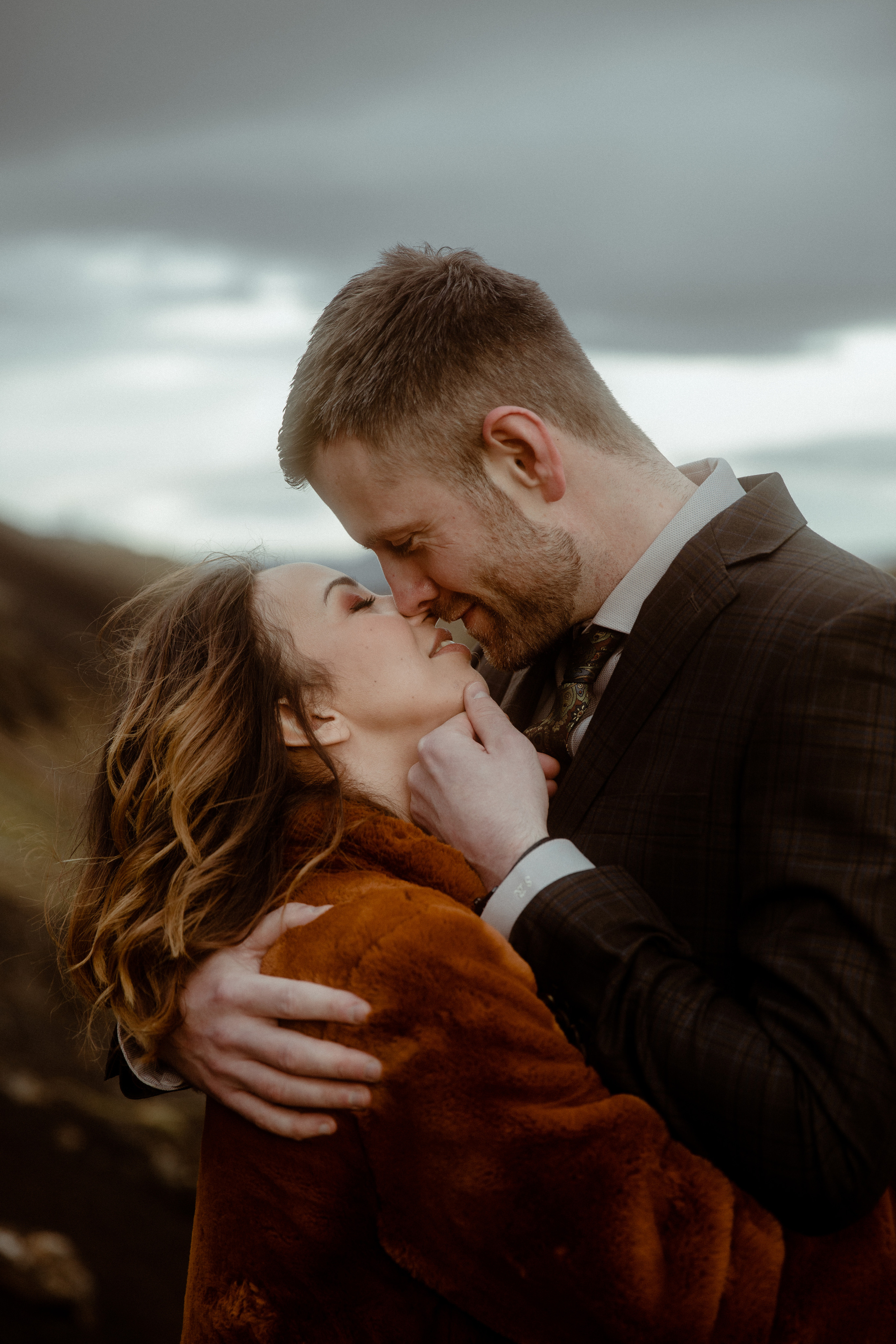 Iceland Private Waterfall Elopement. Iceland elopement photographer & videographer