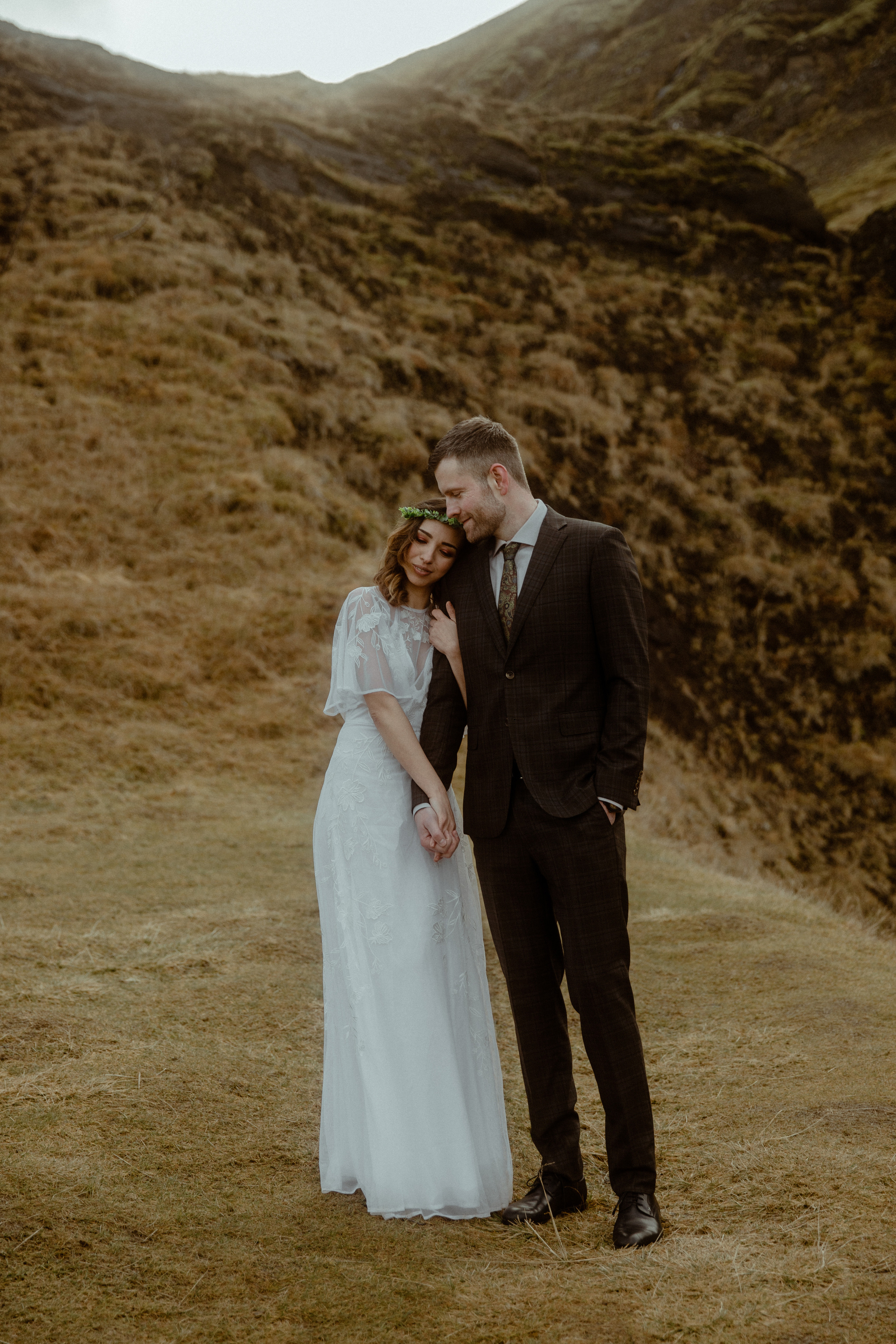Iceland Private Waterfall Elopement. Iceland elopement photographer & videographer
