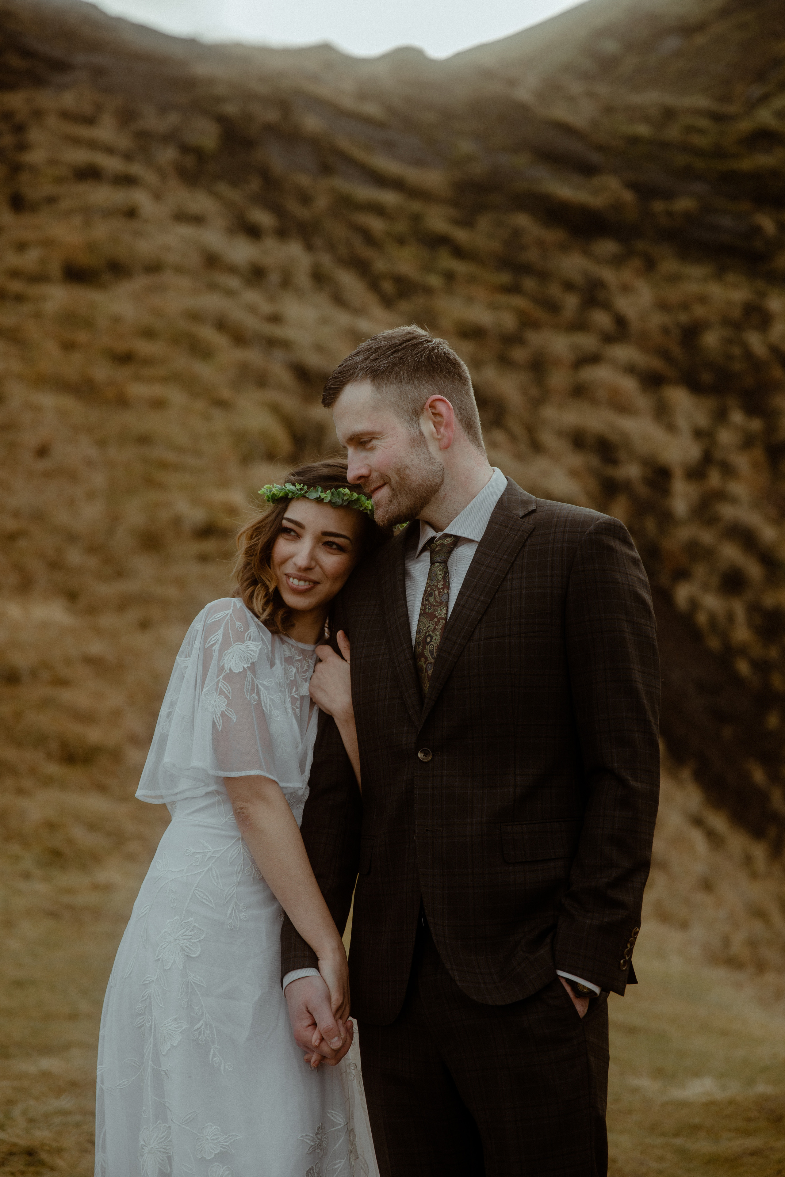 Iceland Private Waterfall Elopement. Iceland elopement photographer & videographer