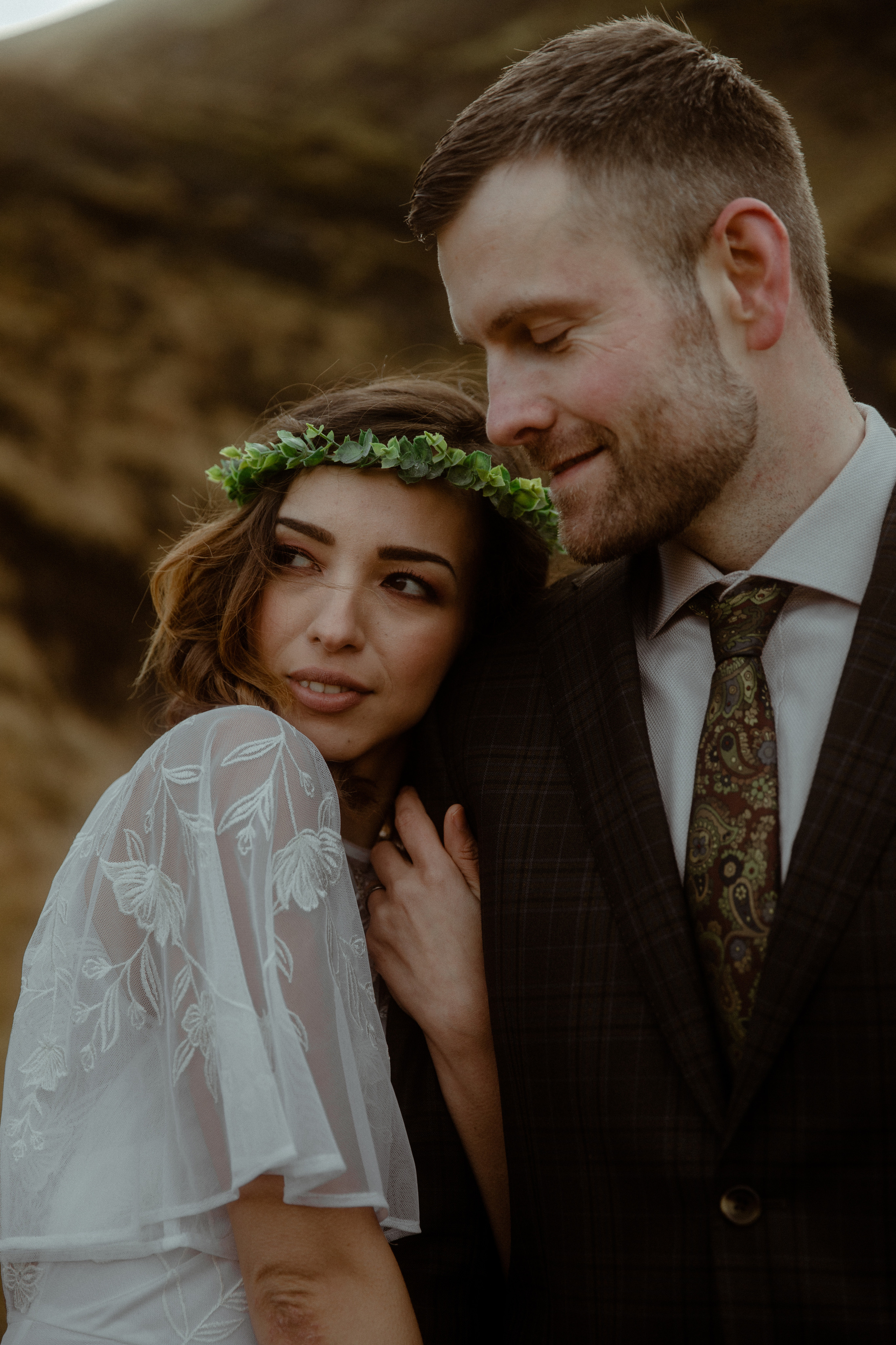 Iceland Private Waterfall Elopement. Iceland elopement photographer & videographer