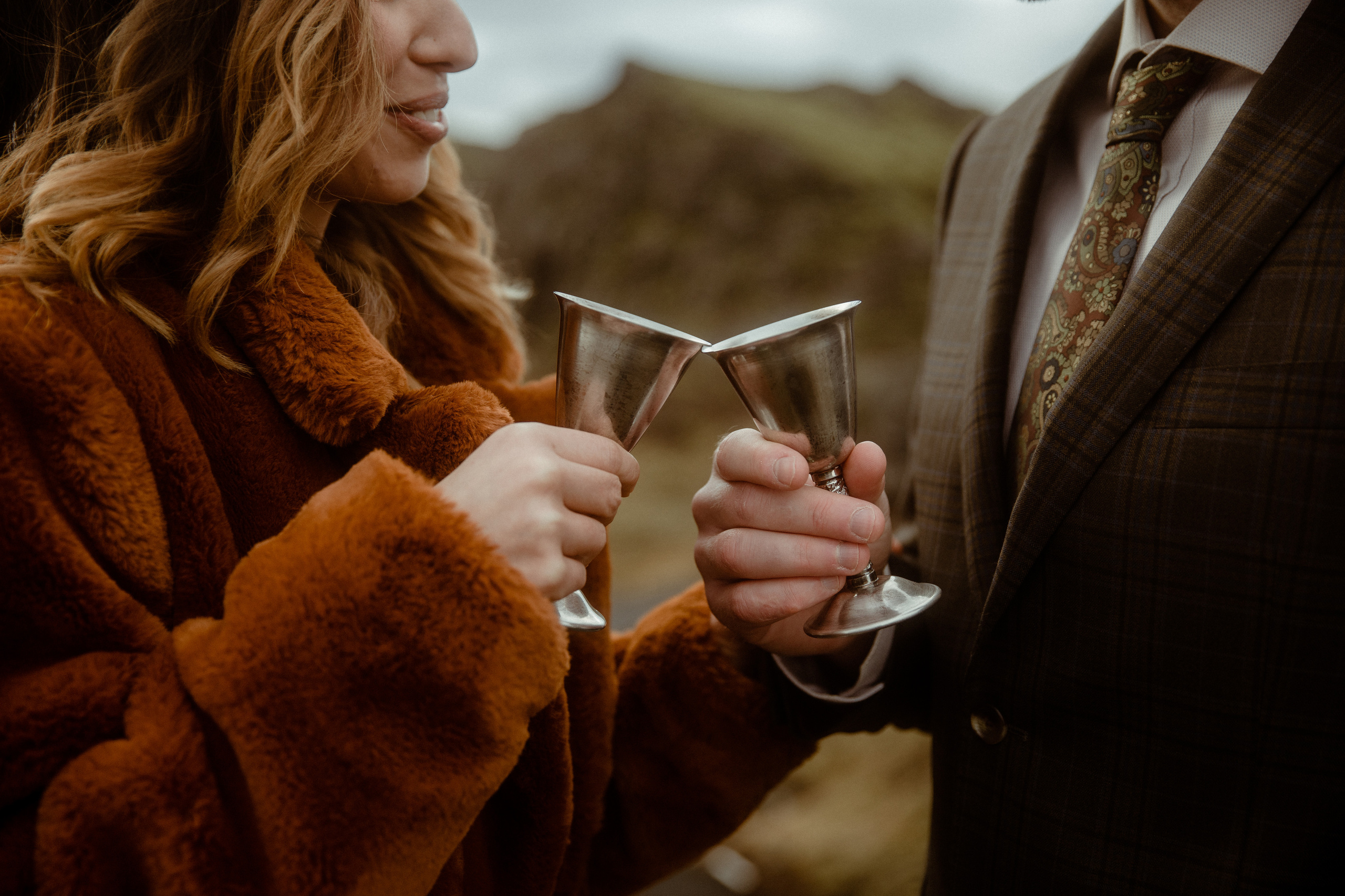 Iceland Private Waterfall Elopement. Iceland elopement photographer & videographer