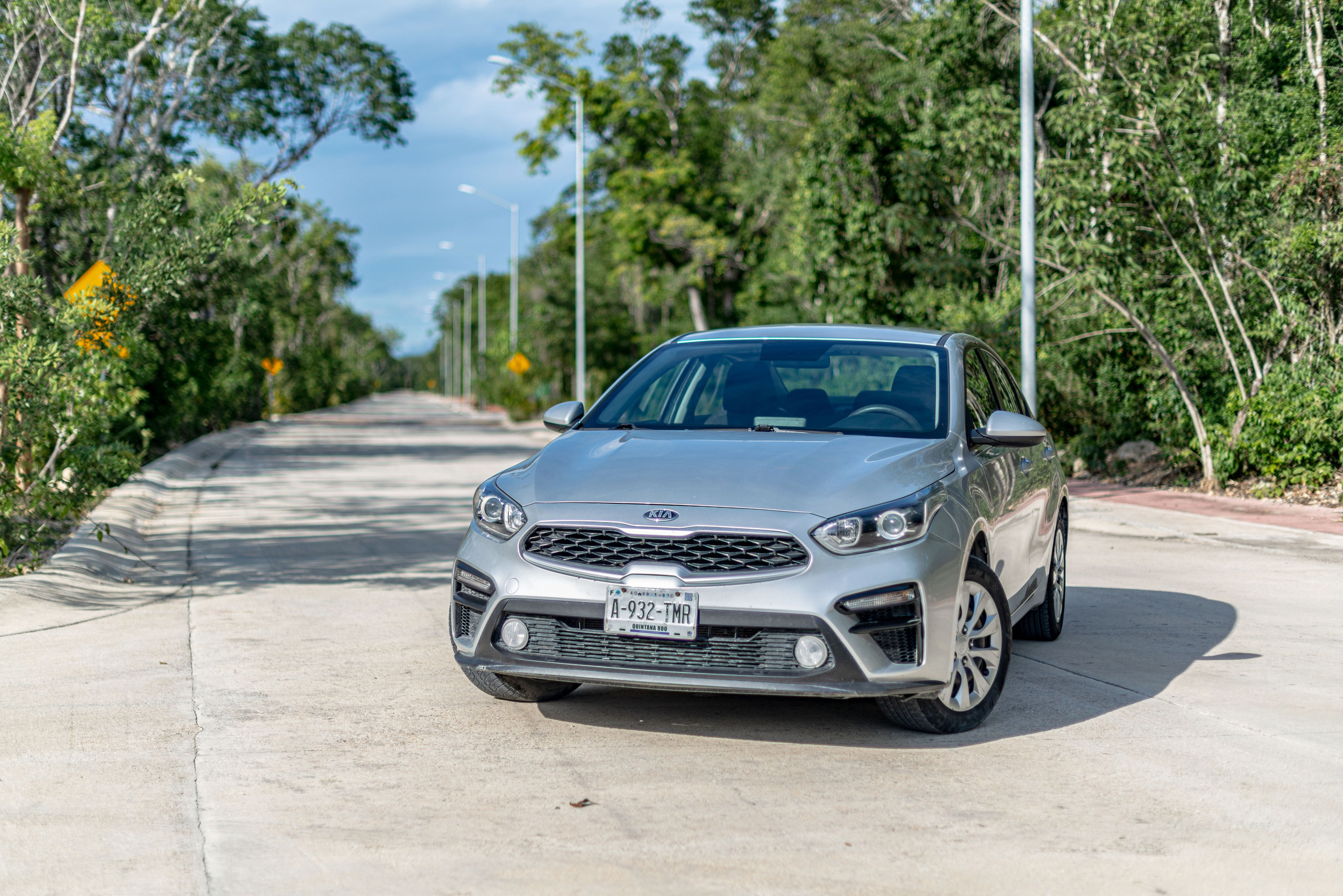 Съемка автомобиля Kia Forte 2019. FOTÓGRAFO MÉXICO QUINTANA ROO