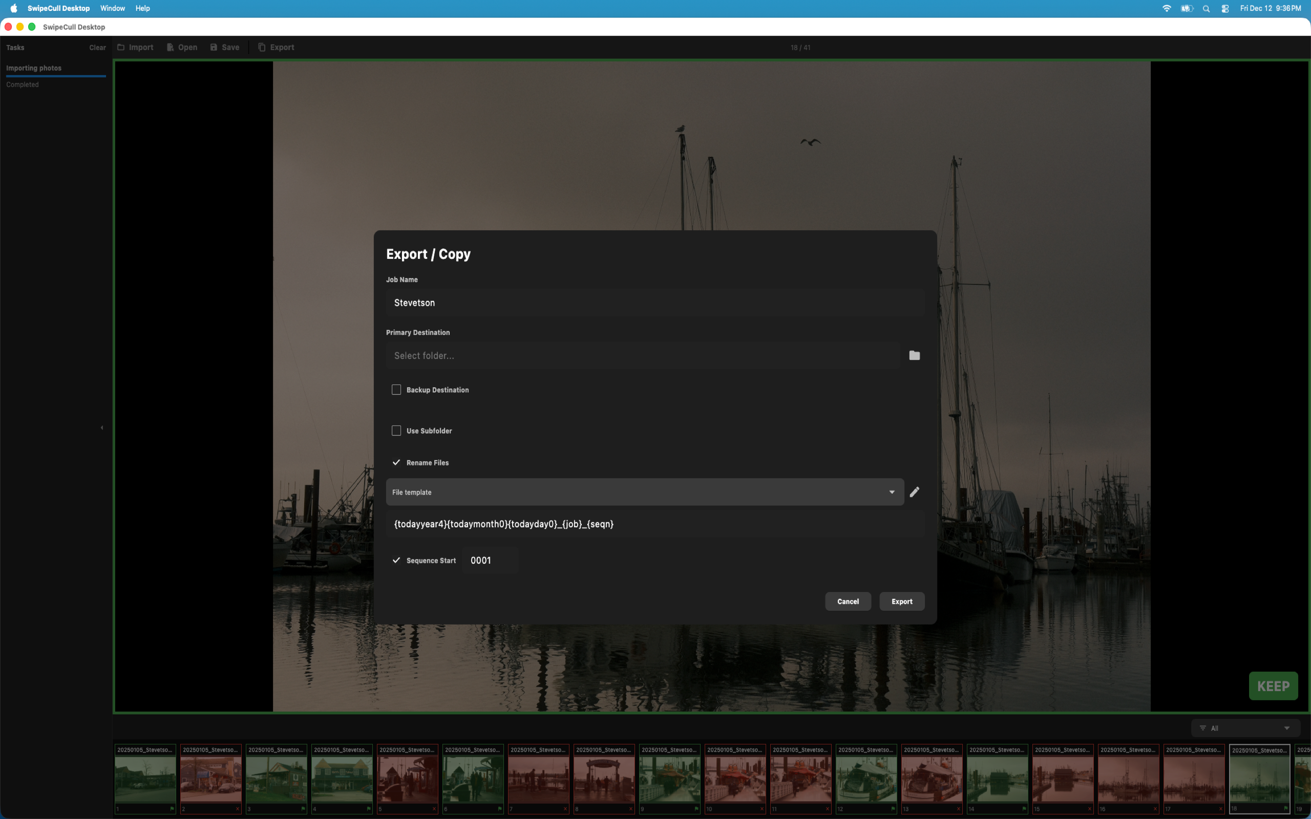 SwipeCull Desktop. Roaming Reflections of Motorcycle Life