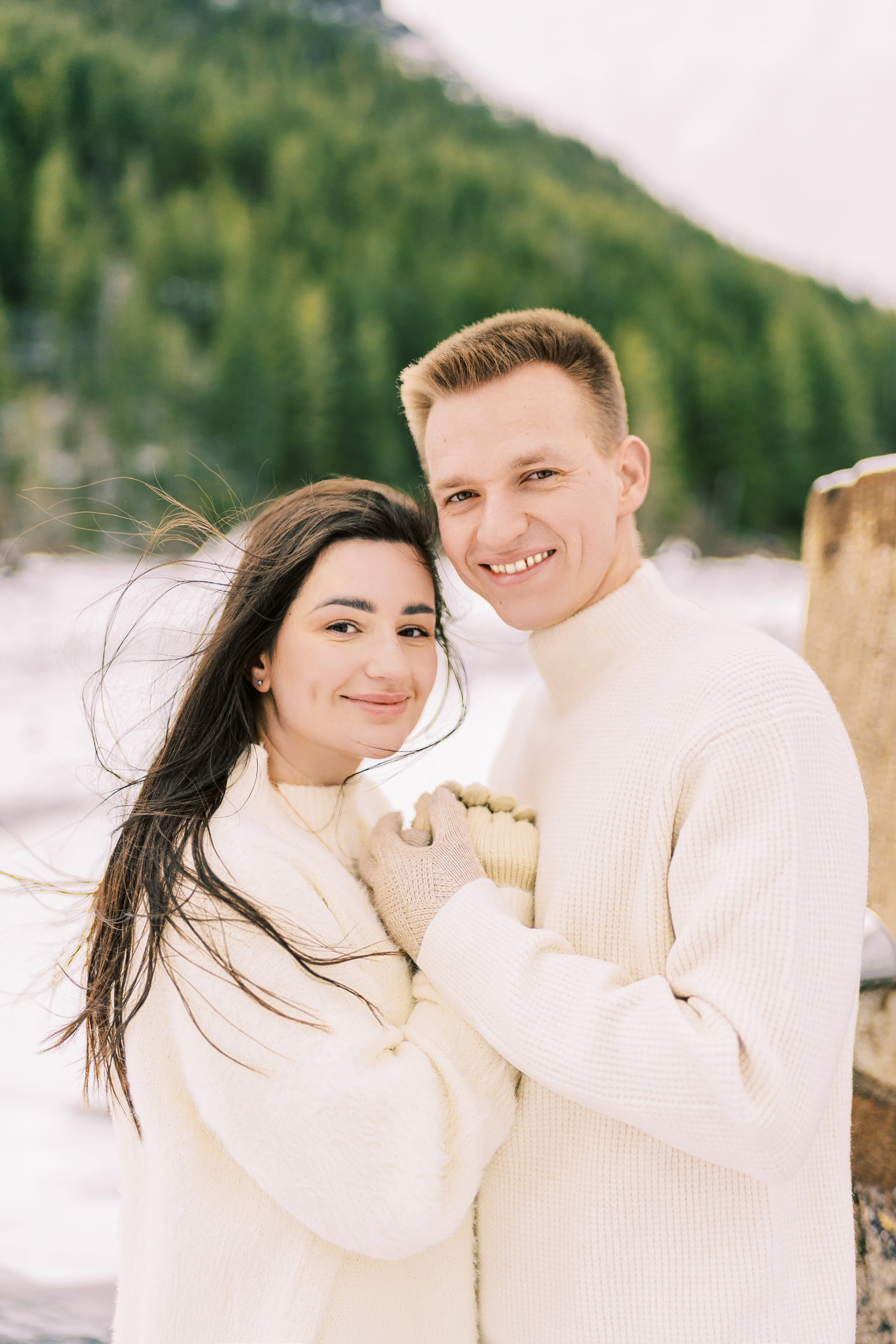 Irina & Bogdan / January 2024. Rattlesnake Lake, WA. EVAN ARISTOV WEDDING PHOTOGRAPHY — Seattle Wedding Photographer