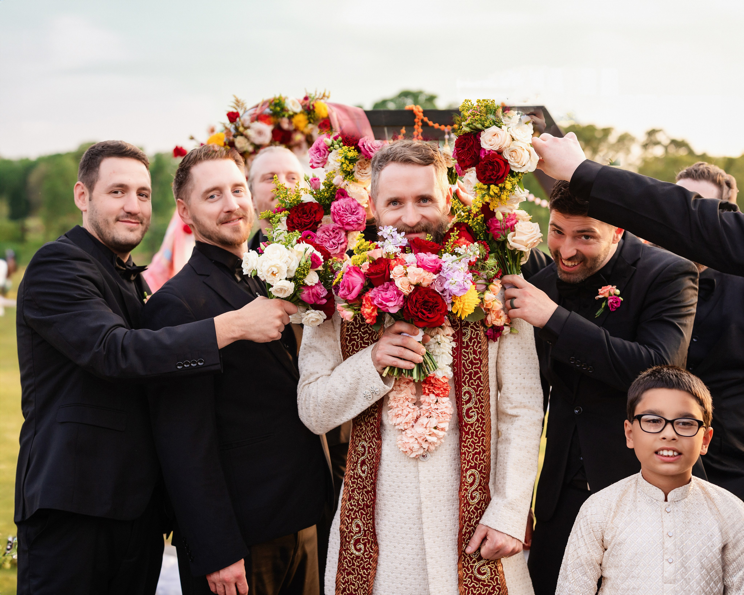 Daniel’s and Ruchi Fusion Wedding Celebration at The Venue At Rose Spring Farm. Wedding and portrait photography in Greenville SC
