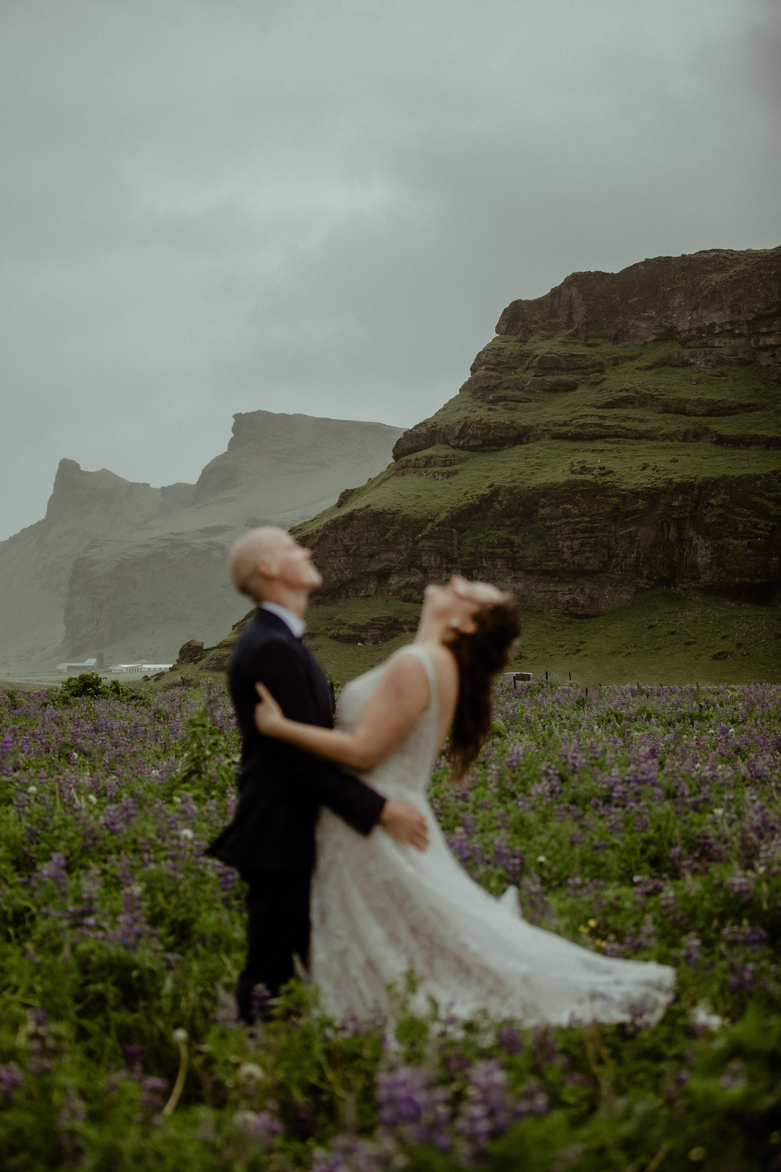 Iceland Elopement at Black Sand Beach. Iceland elopement photographer & videographer