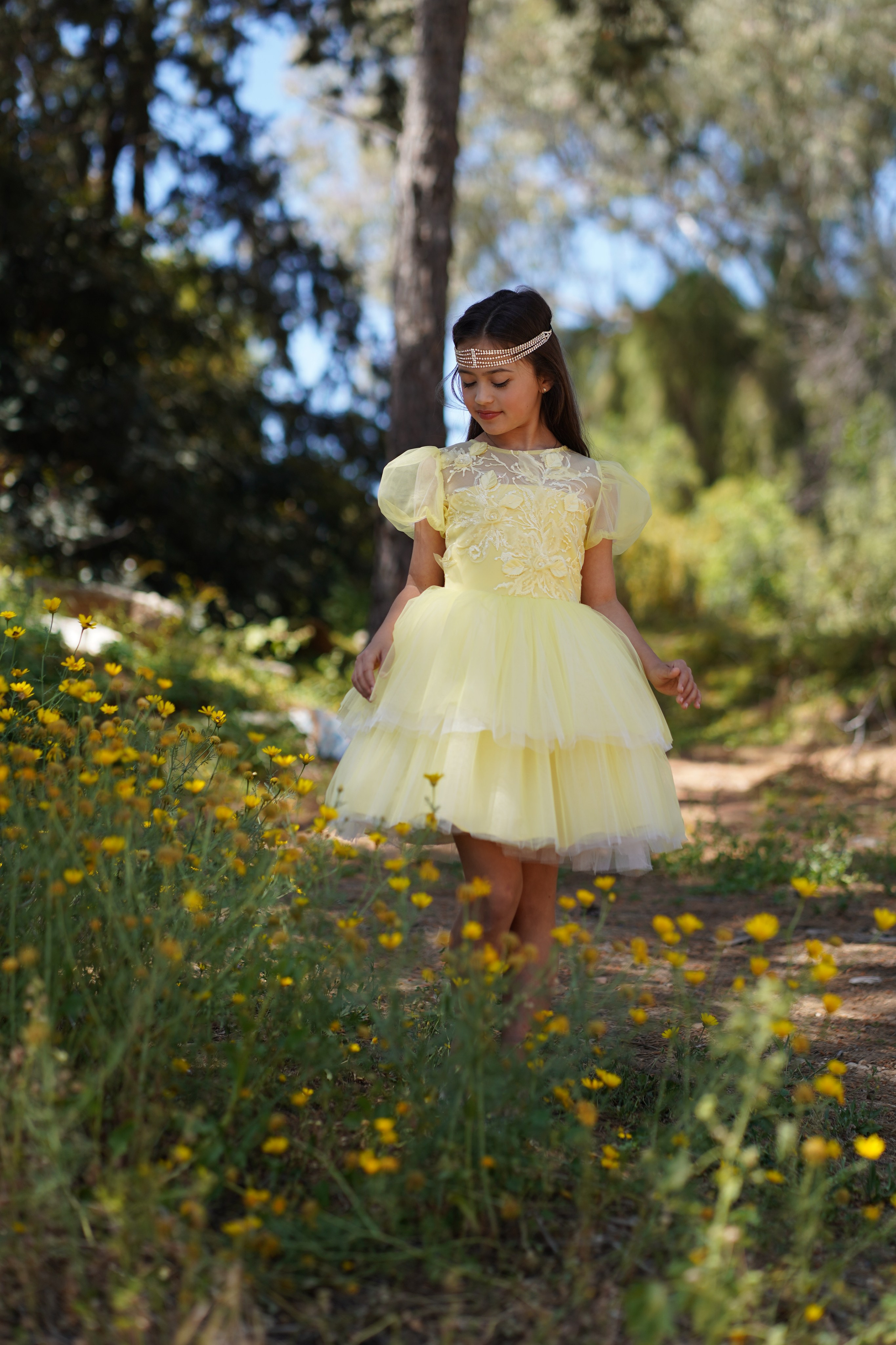 שמלה " Sunshine ". מרי ליב, מעצבת שמלות בתפירה אישית