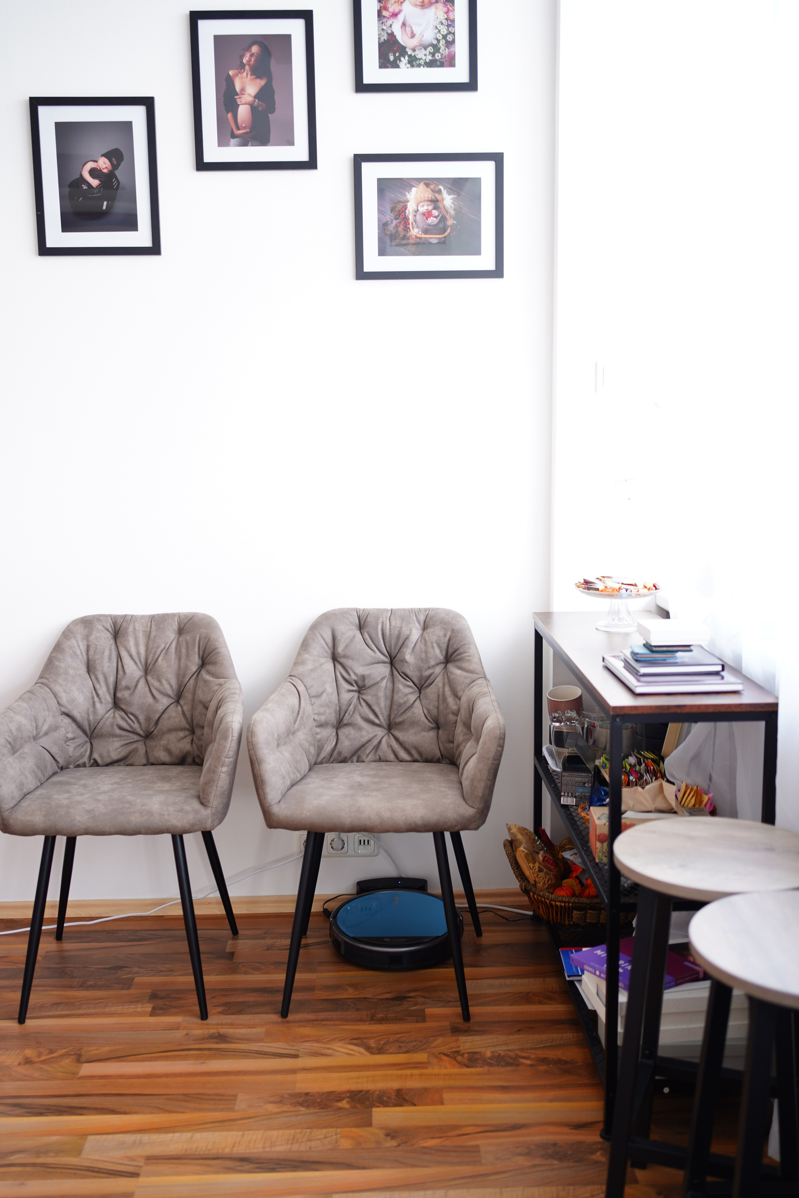 Ruheplatz für Eltern beim BabyFotoshooting