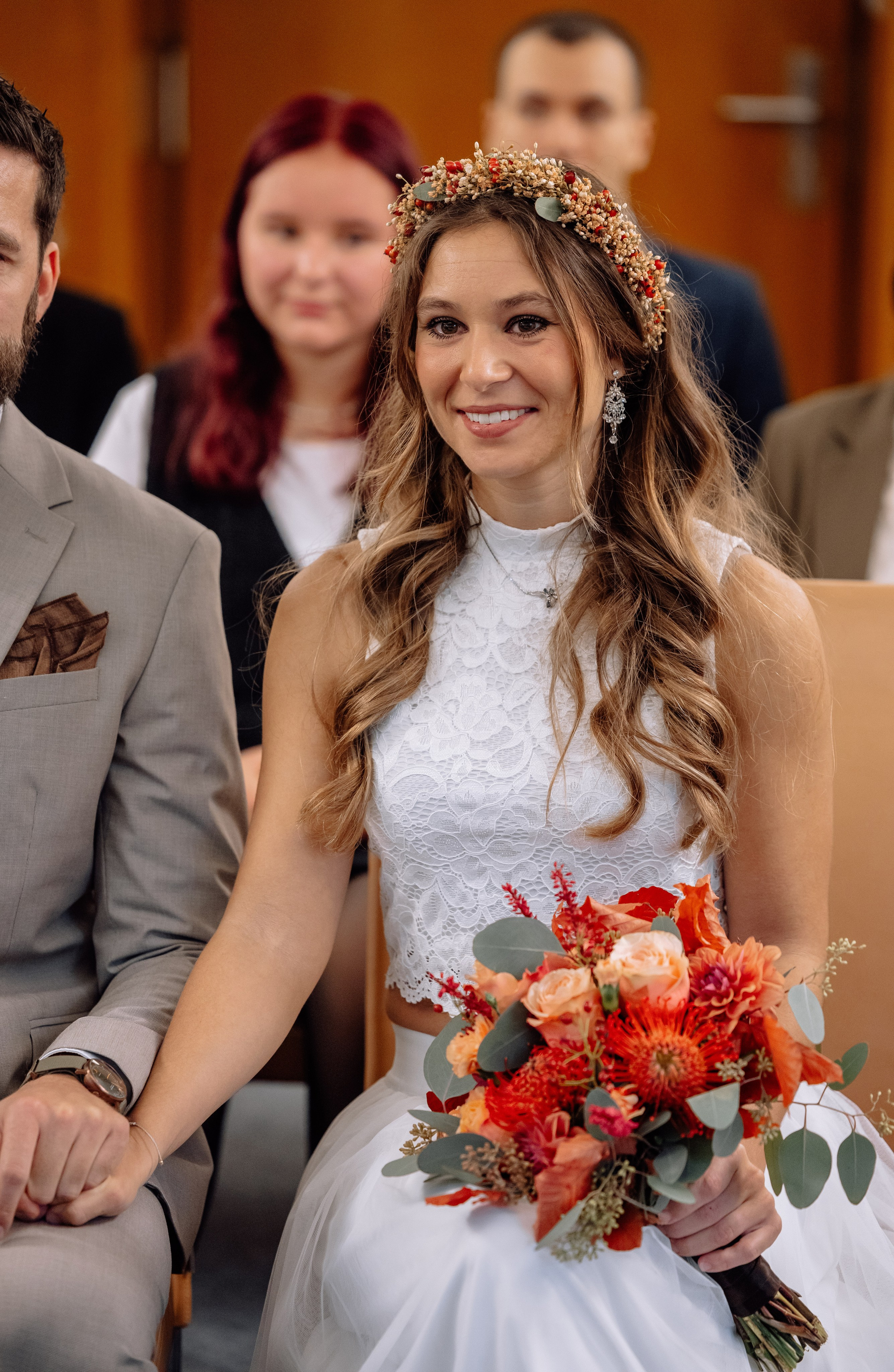 Herbsthochzeit im Standesamt Schwabing. Hochzeitsfotograf München Taufe Familienfotograf Tanja Mauke