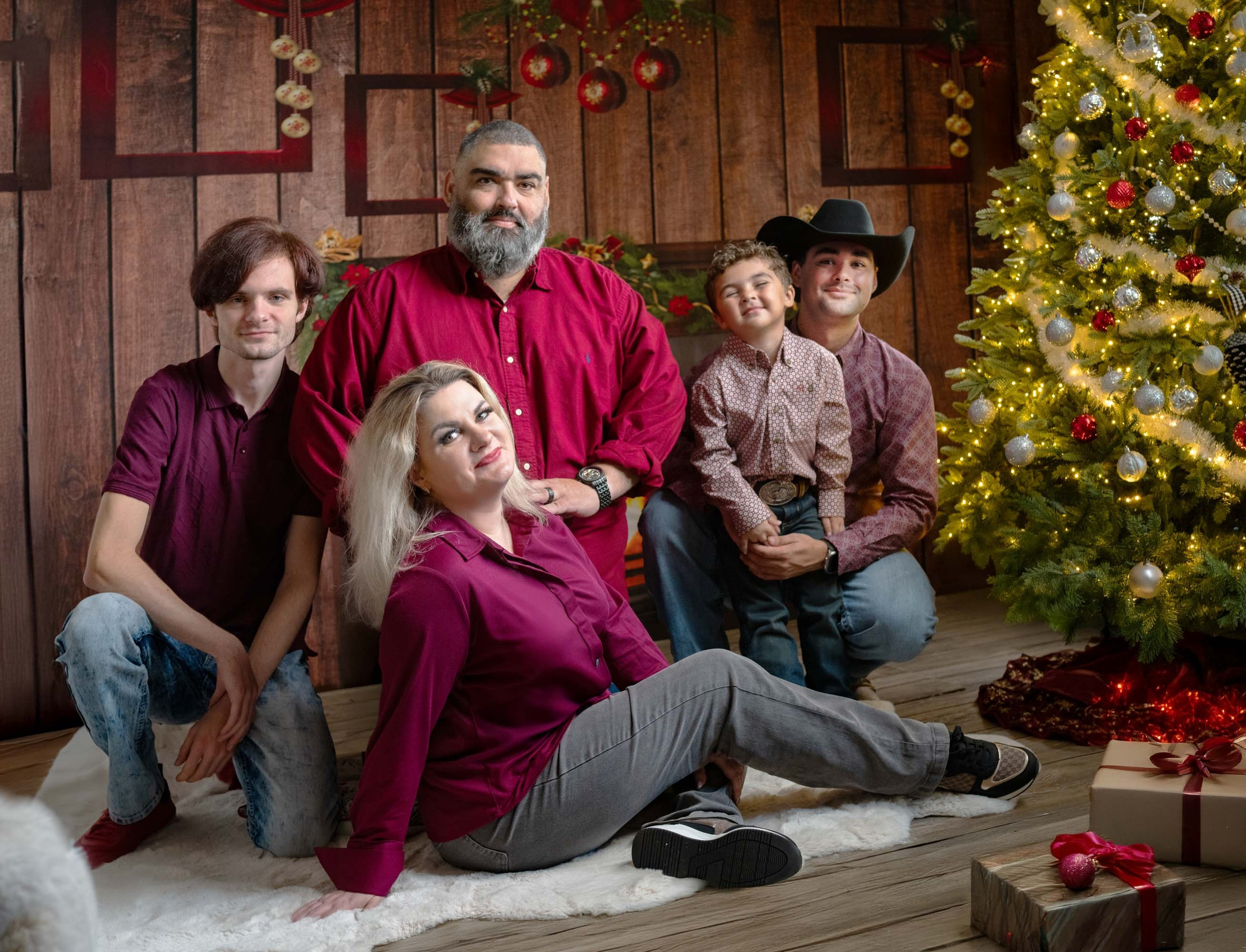 Christmas photoshoots in Houston. Photographer Irina Kozhemyakina. Houston