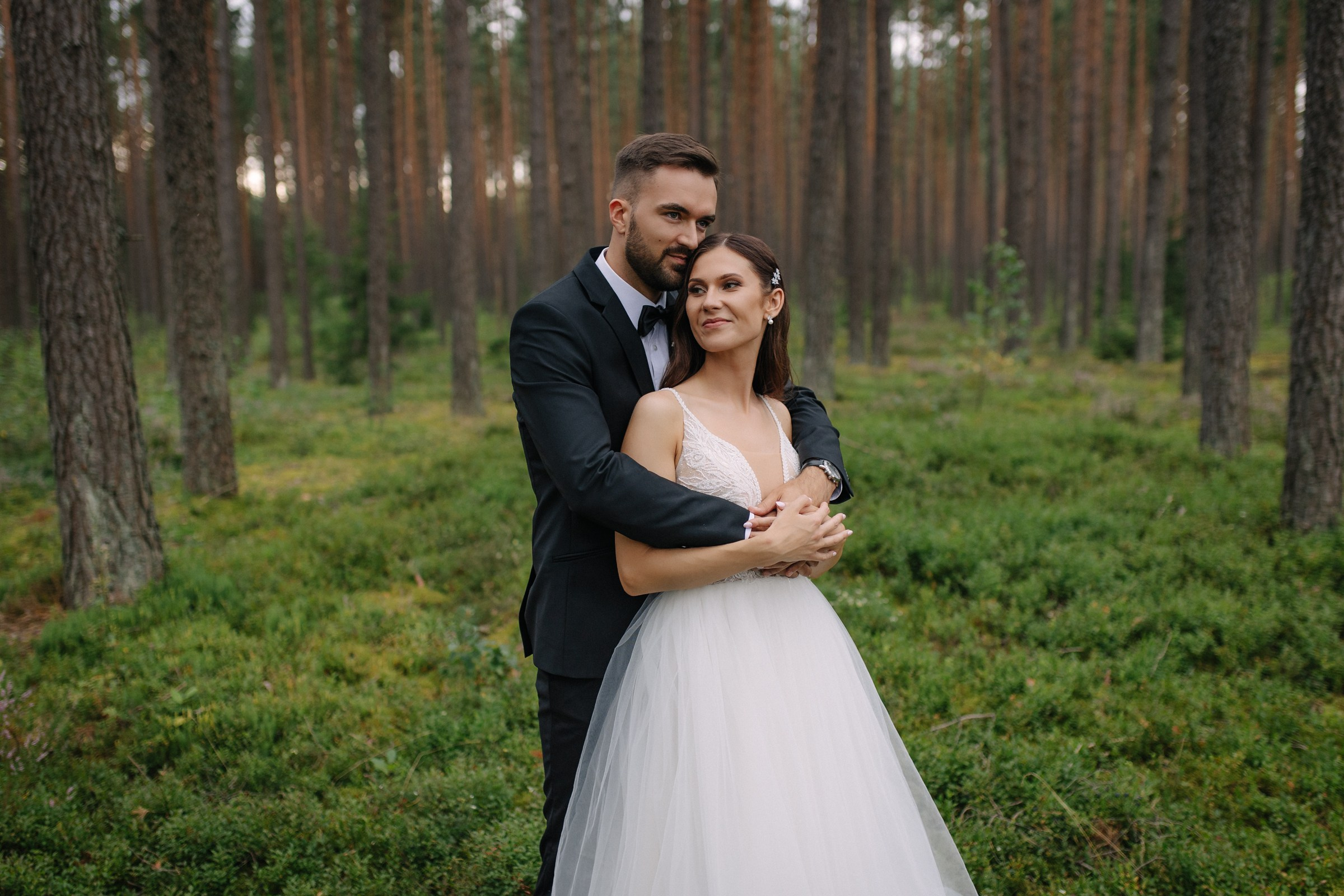 Vestuvinė fotosesija Kazlų Rūdos miškuose