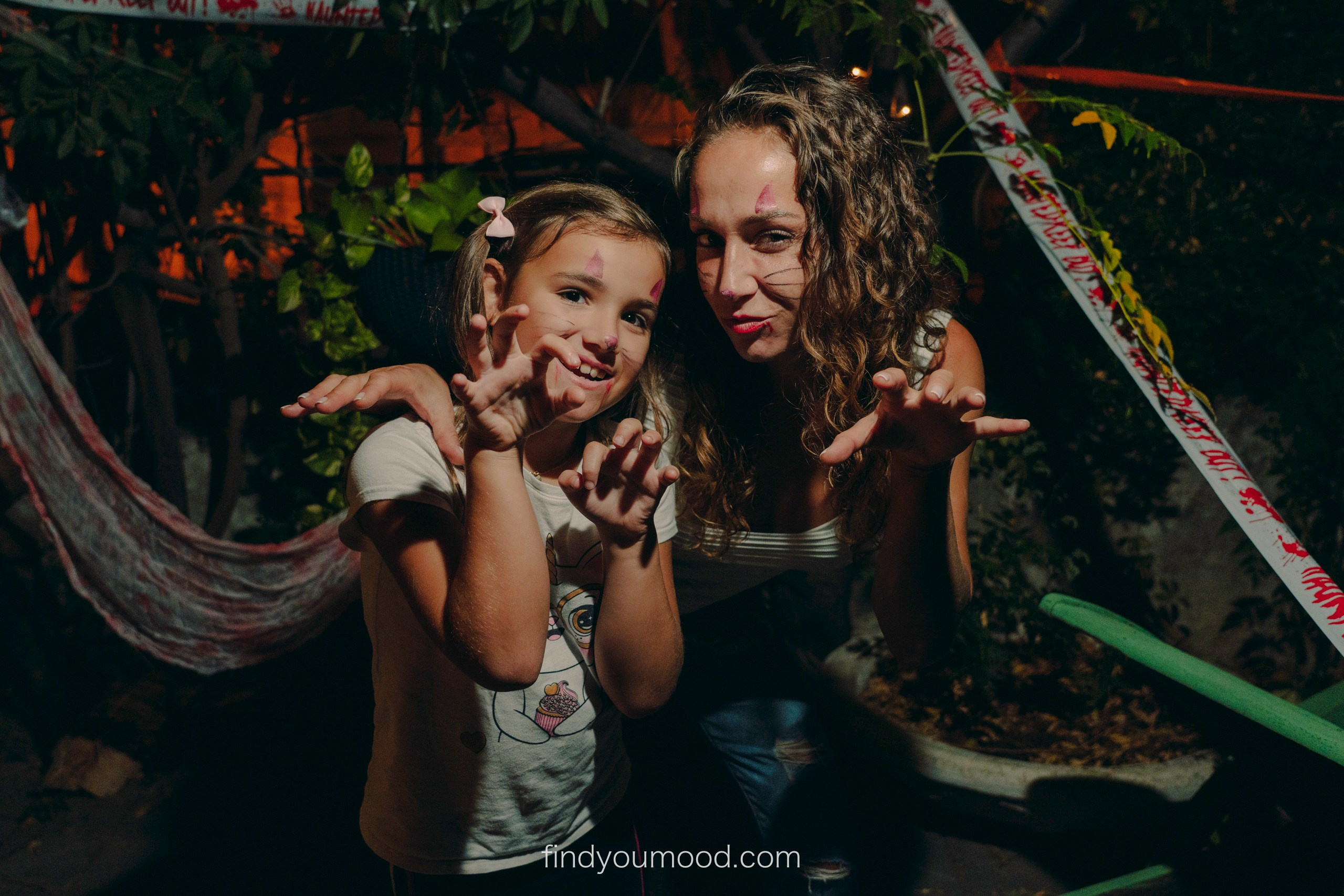 Halloween. Photo and video shooting