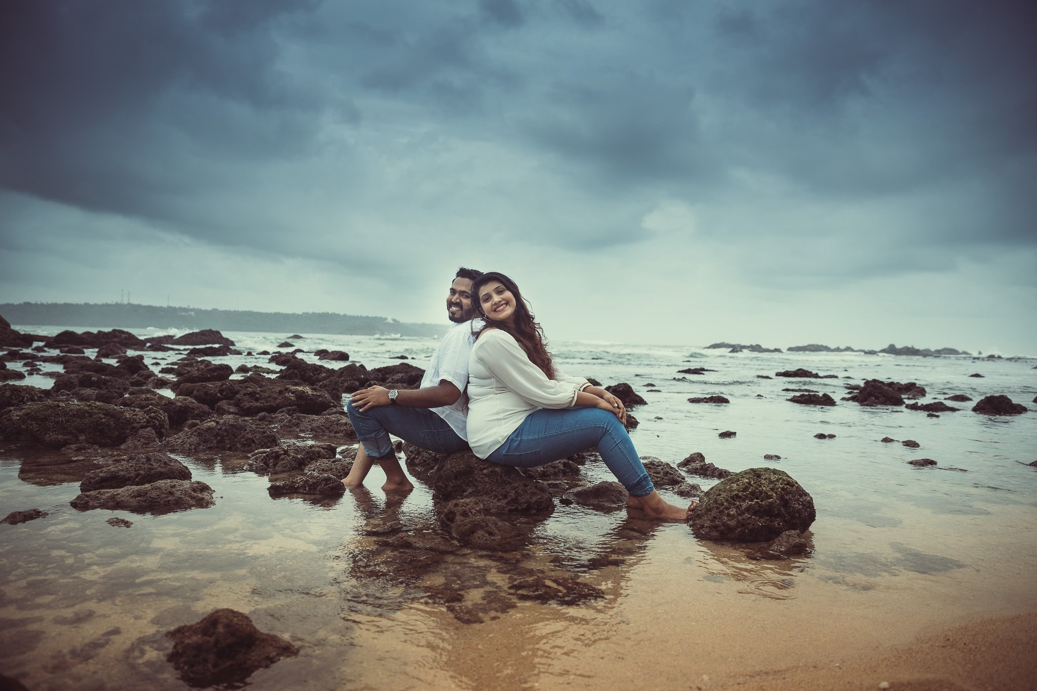 Pre wedding couple portraits at Galle, Sri Lanka