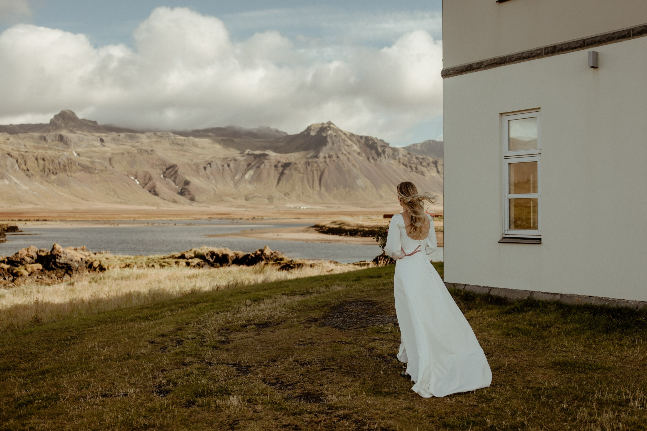 Iceland elopement at Budir Black Church | Snæfellsnes wedding by Iceland elopement photographer & videographer. Iceland elopement photographer & videographer