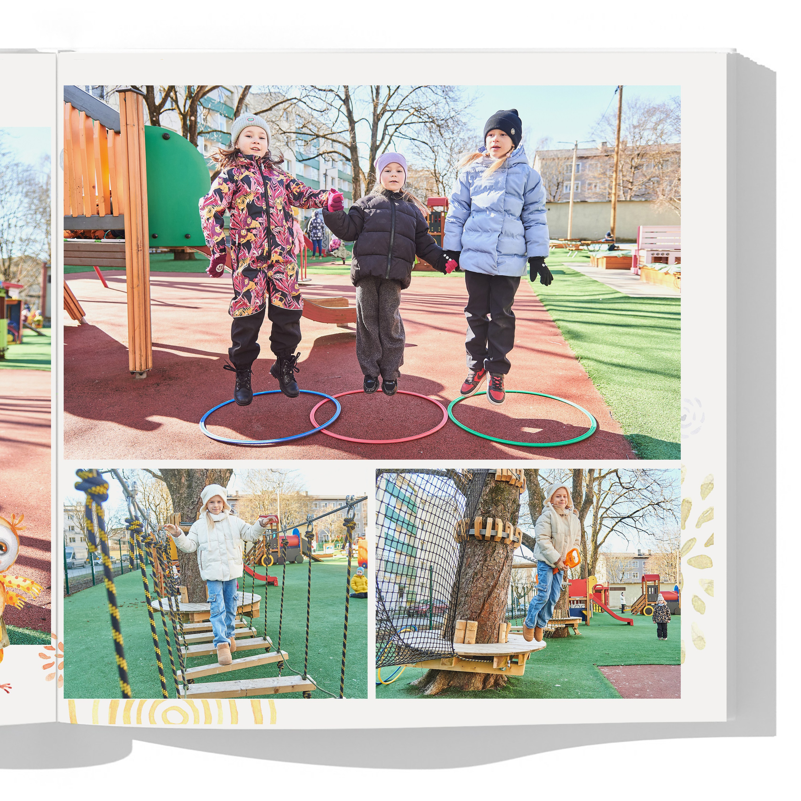 Игра на свежем воздухе в детском саду