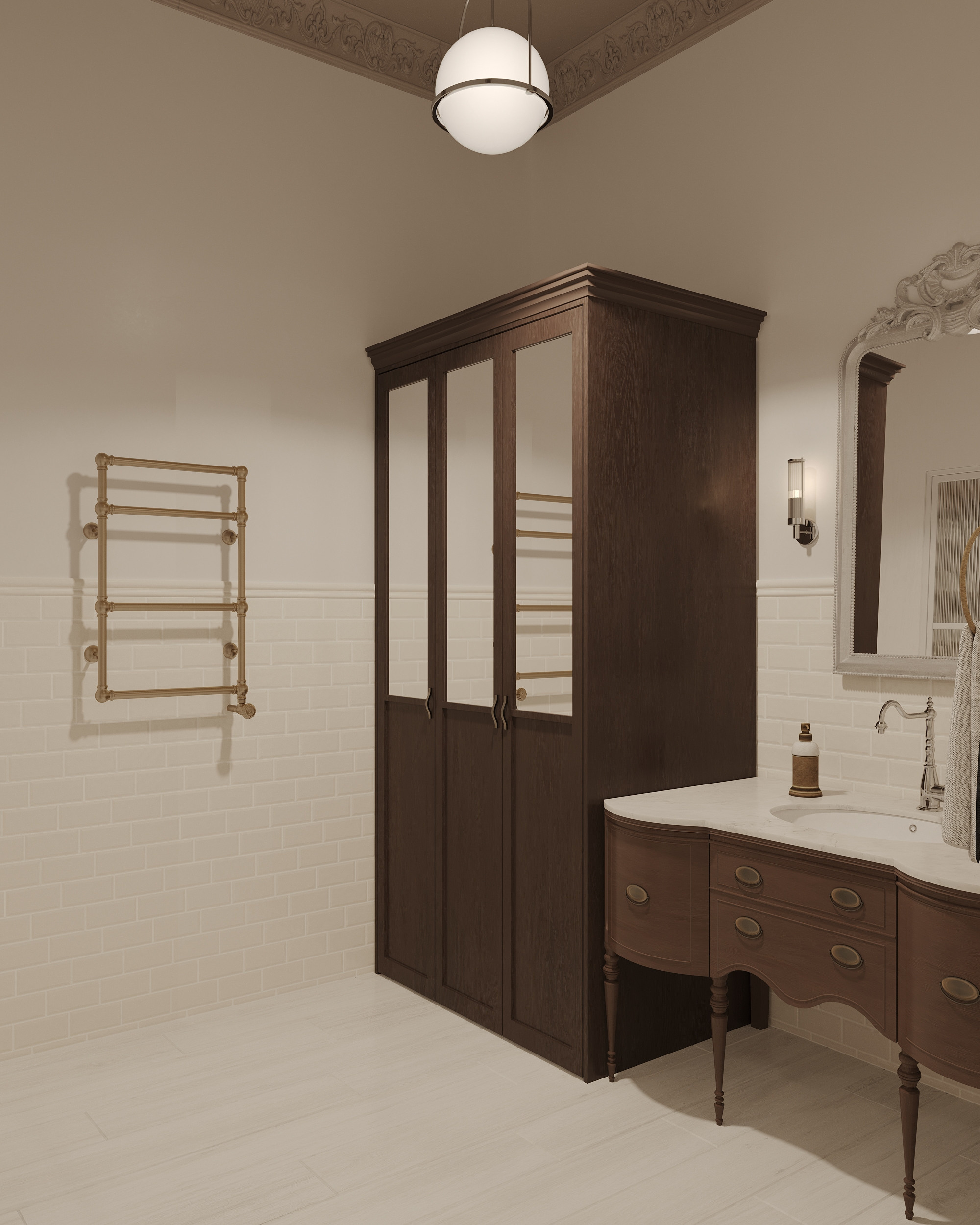 Aesthetics of Classic Interior. Simple Archs — high quality visualizations for your interior projects