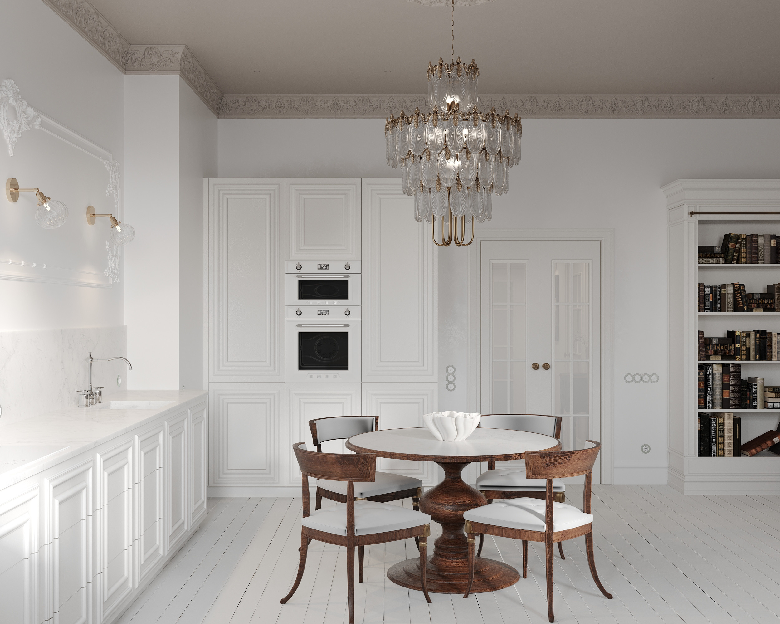 Aesthetics of Classic Interior. Simple Archs — high quality visualizations for your interior projects