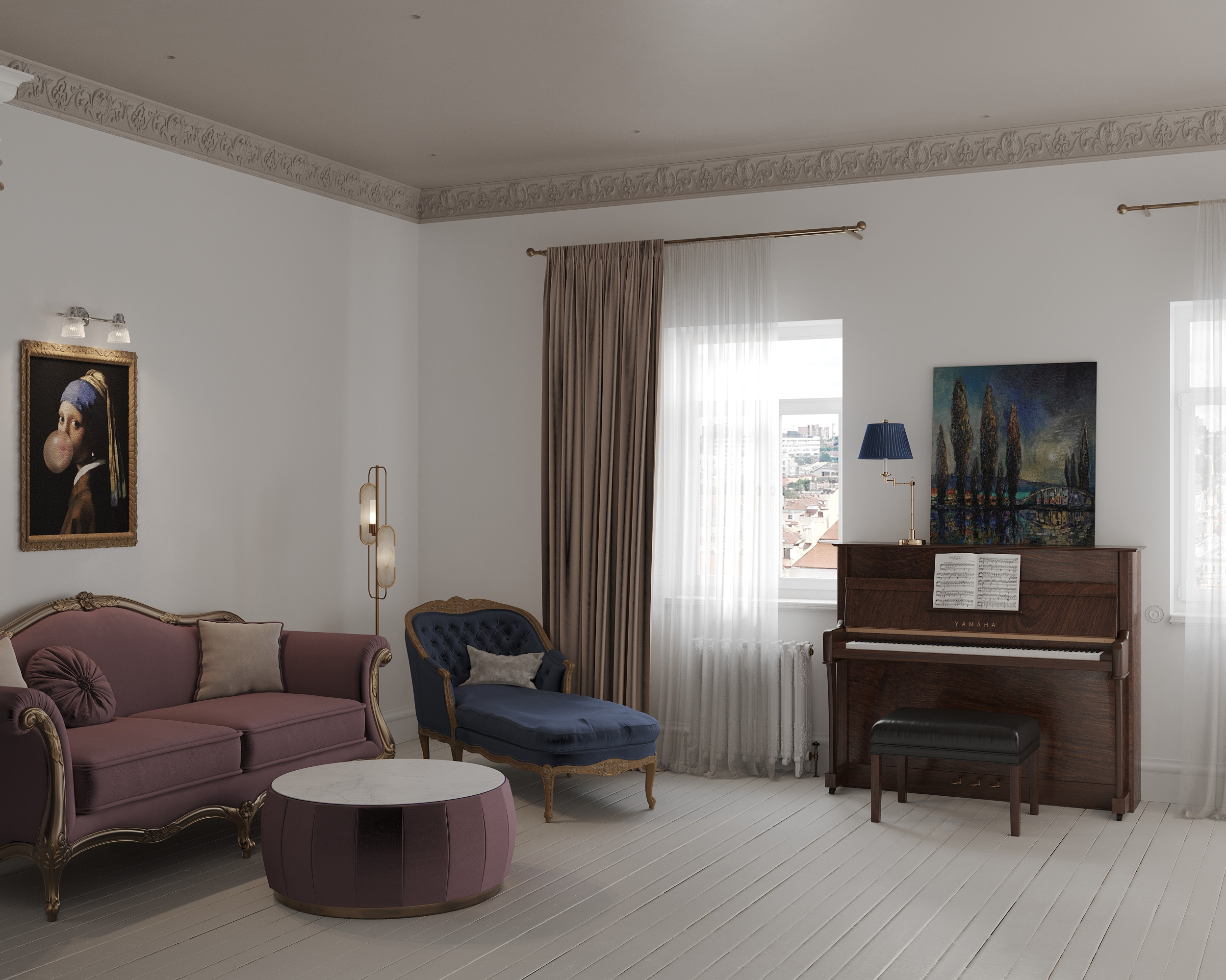 Aesthetics of Classic Interior. Simple Archs — high quality visualizations for your interior projects