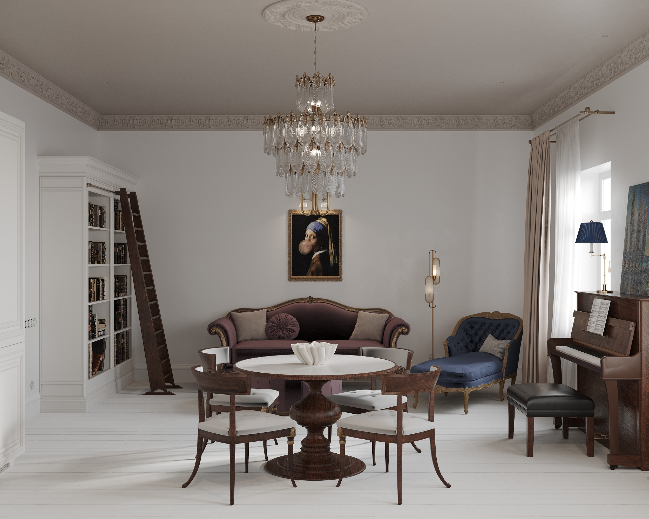 Aesthetics of Classic Interior. Simple Archs — high quality visualizations for your interior projects