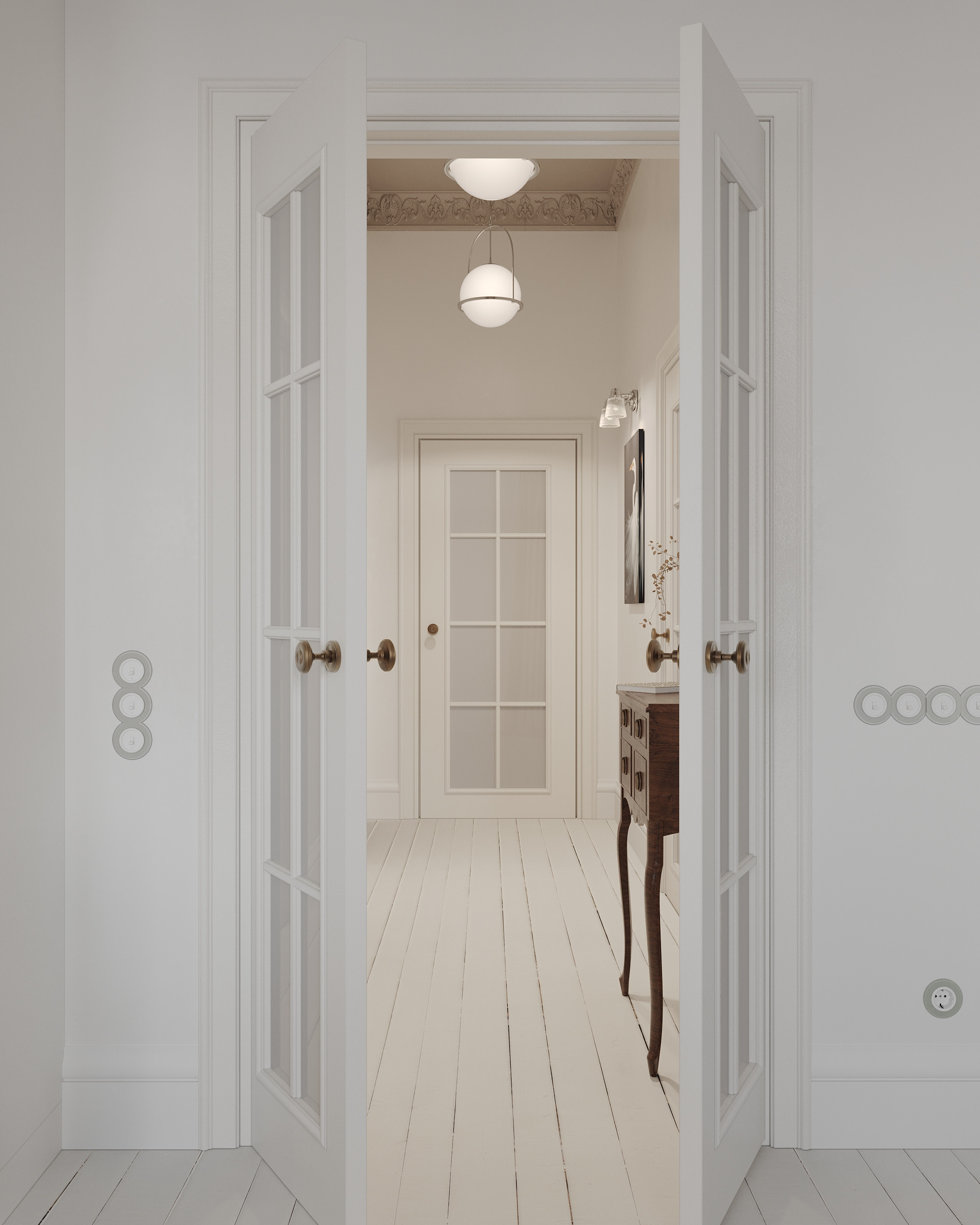 Aesthetics of Classic Interior. Simple Archs — high quality visualizations for your interior projects