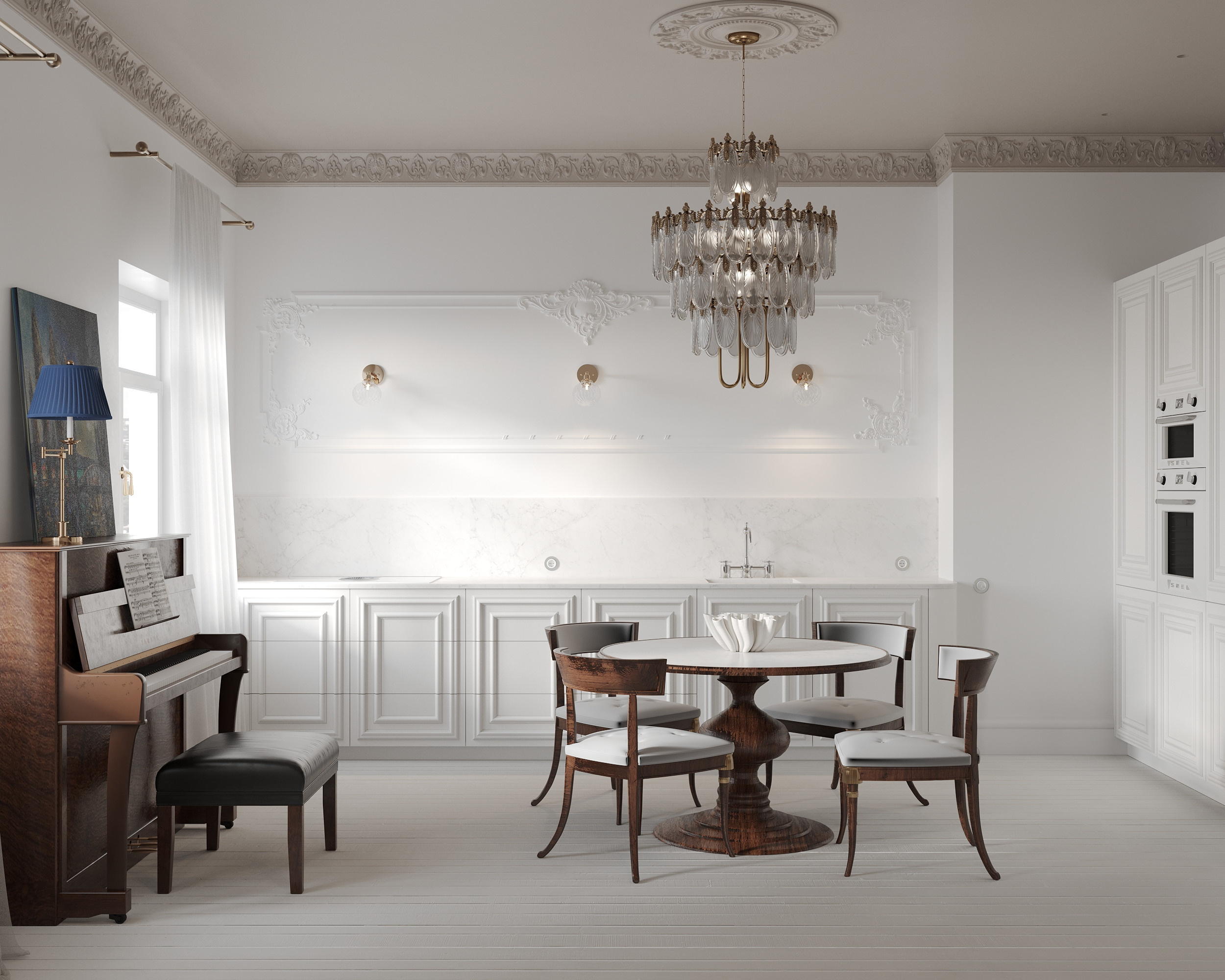 Aesthetics of Classic Interior. Simple Archs — high quality visualizations for your interior projects