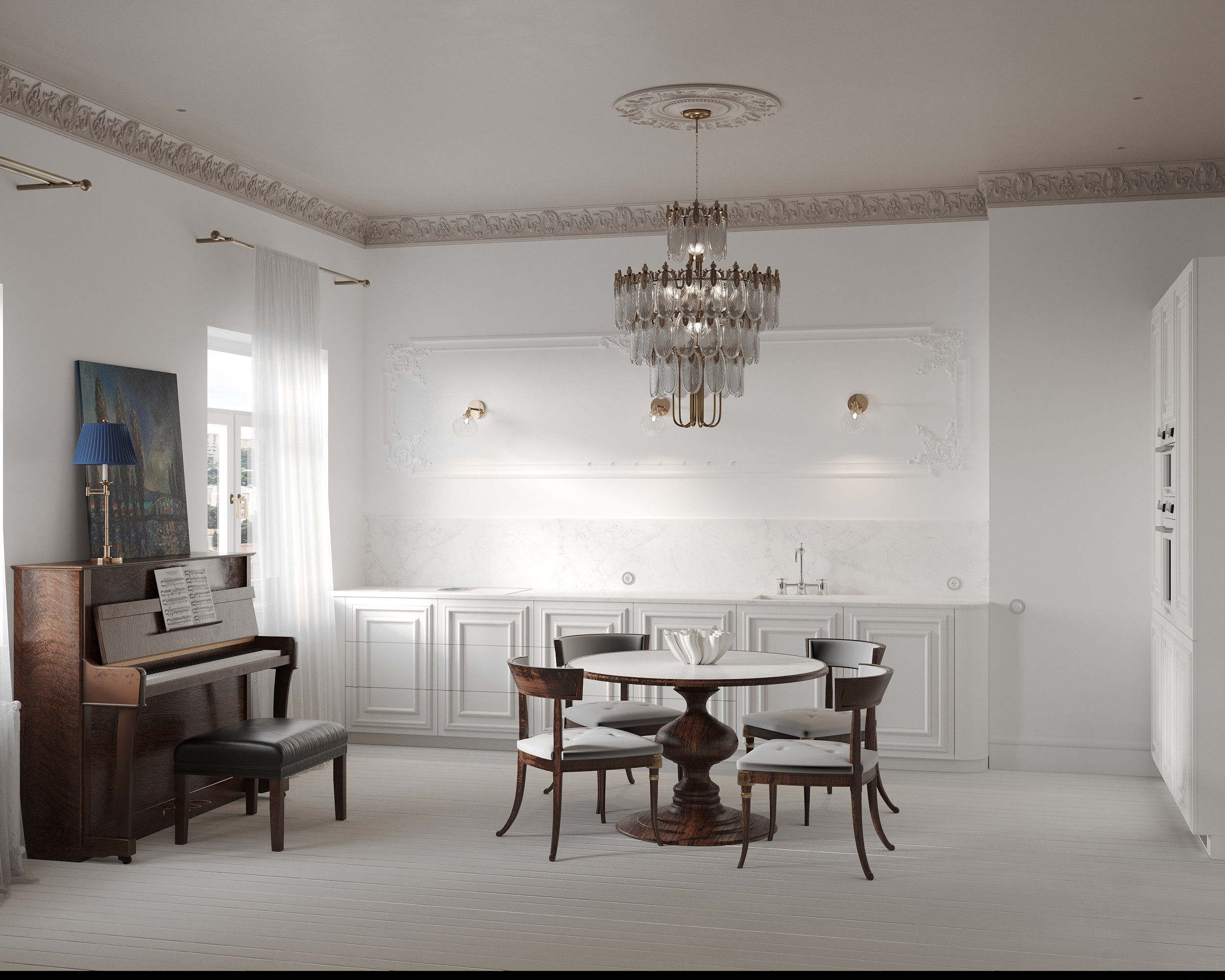 Aesthetics of Classic Interior. Simple Archs — high quality visualizations for your interior projects