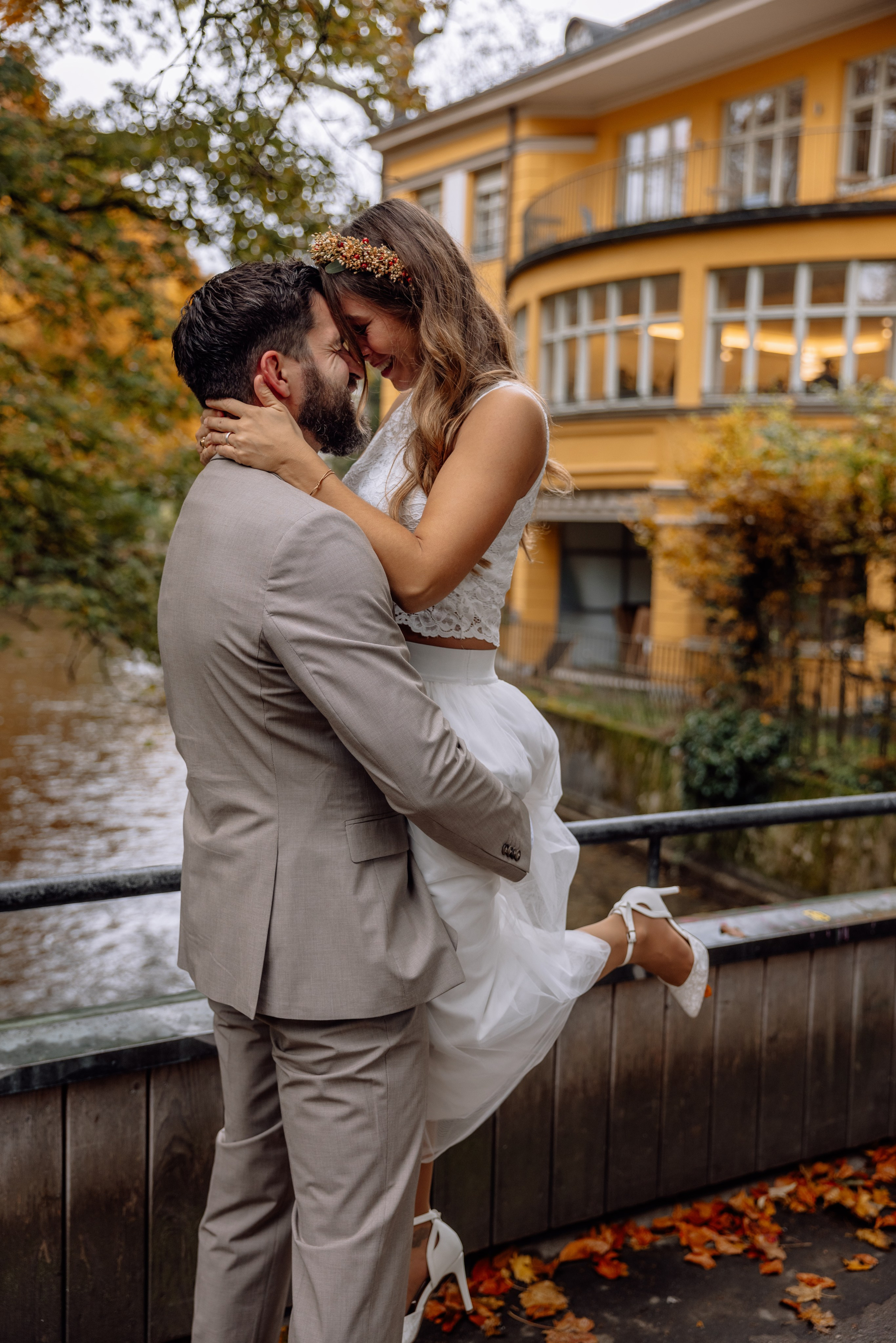 Herbsthochzeit im Standesamt Schwabing. Hochzeitsfotograf München Taufe Familienfotograf Tanja Mauke