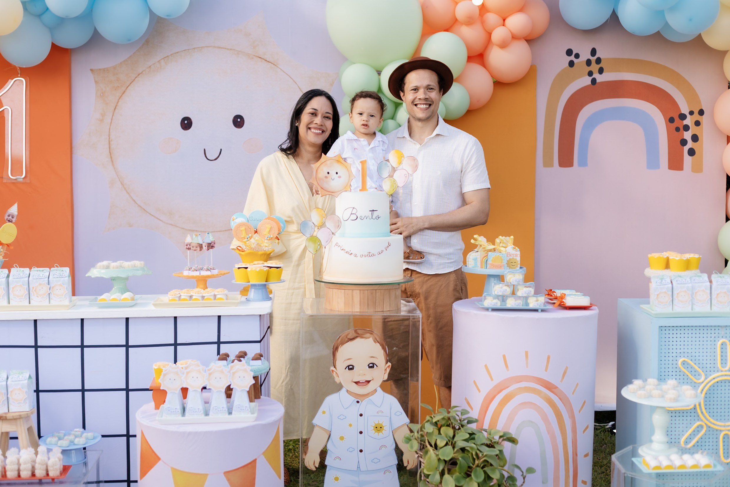 Bento 1 ano • Festa infantil em A Casa com Jardim | Fotografia de Família em Brasília e Recife. Fotógrafa em Brasília e Recife | Ensaios de família, gestante e festas infantis — Ize Fotografia