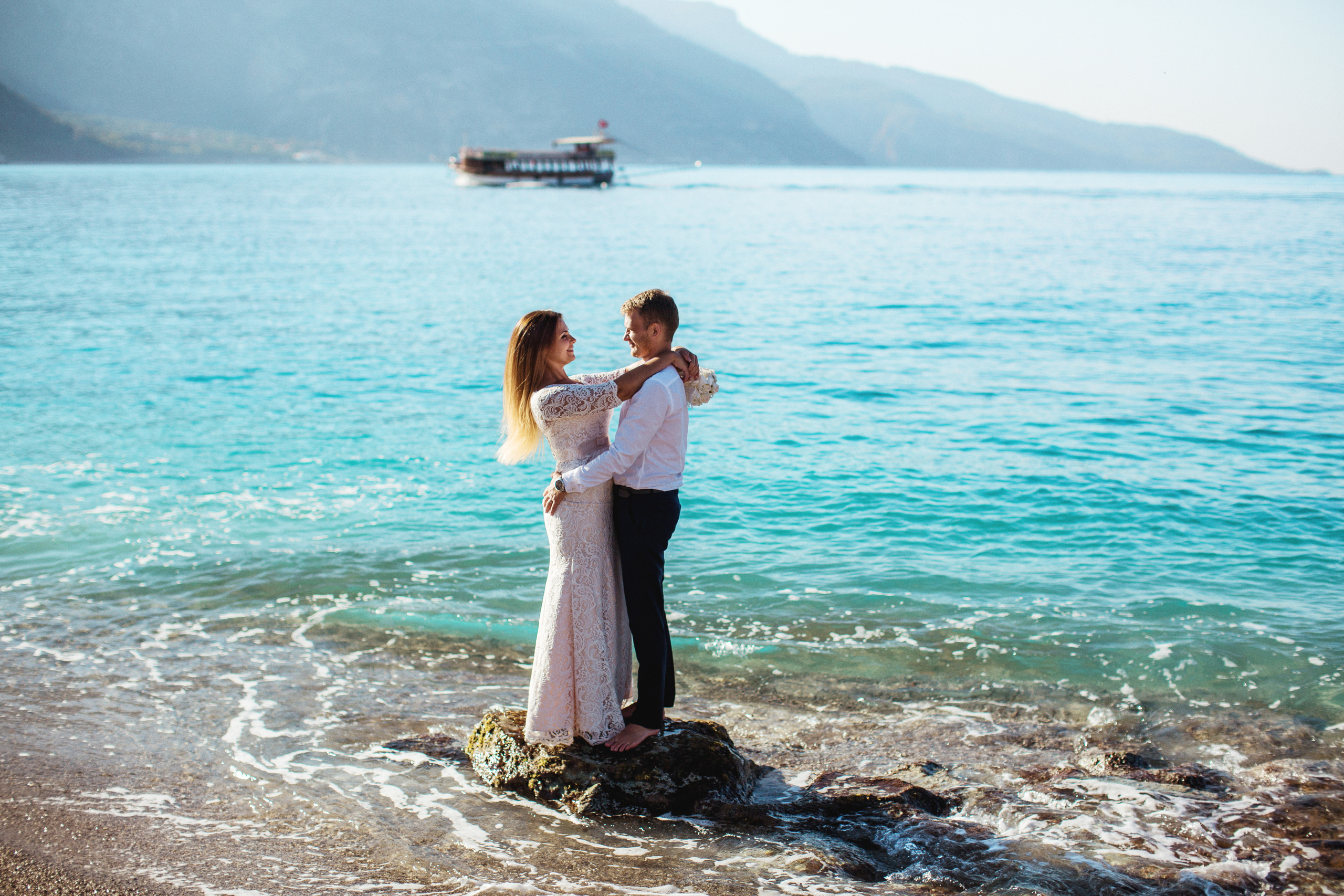 Свадебная фотосессия на пляже в бухте Олюдениз, Фетхие. Фотограф в Каппадокии / Julia Ganch
