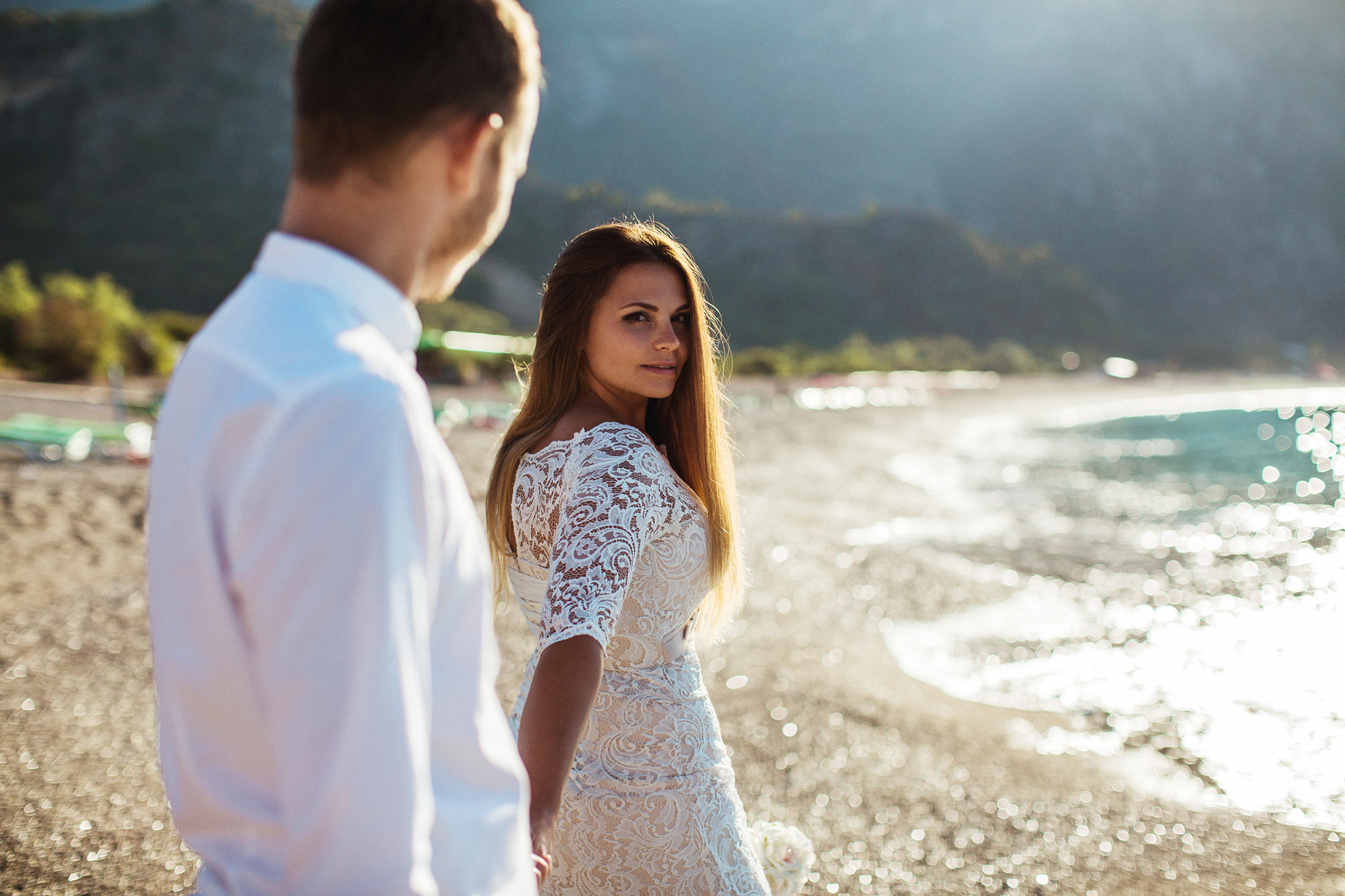 Свадебная фотосессия на пляже в бухте Олюдениз, Фетхие. Фотограф в Каппадокии / Julia Ganch