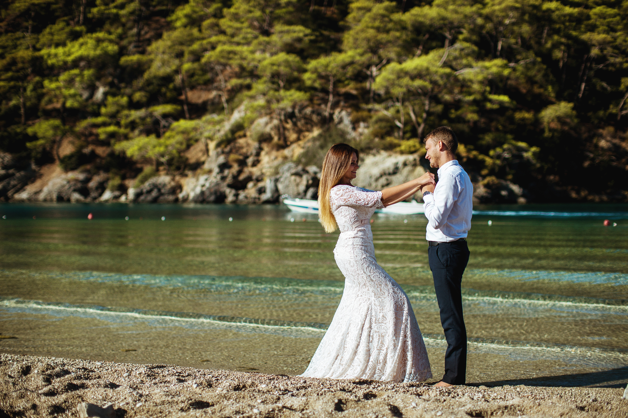 Свадебная фотосессия на пляже в бухте Олюдениз, Фетхие. Фотограф в Каппадокии / Julia Ganch