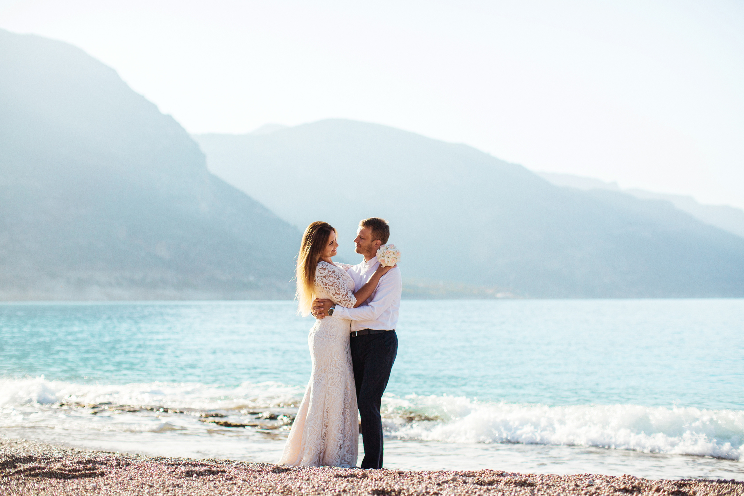 Свадебная фотосессия на пляже в бухте Олюдениз, Фетхие. Фотограф в Каппадокии / Julia Ganch