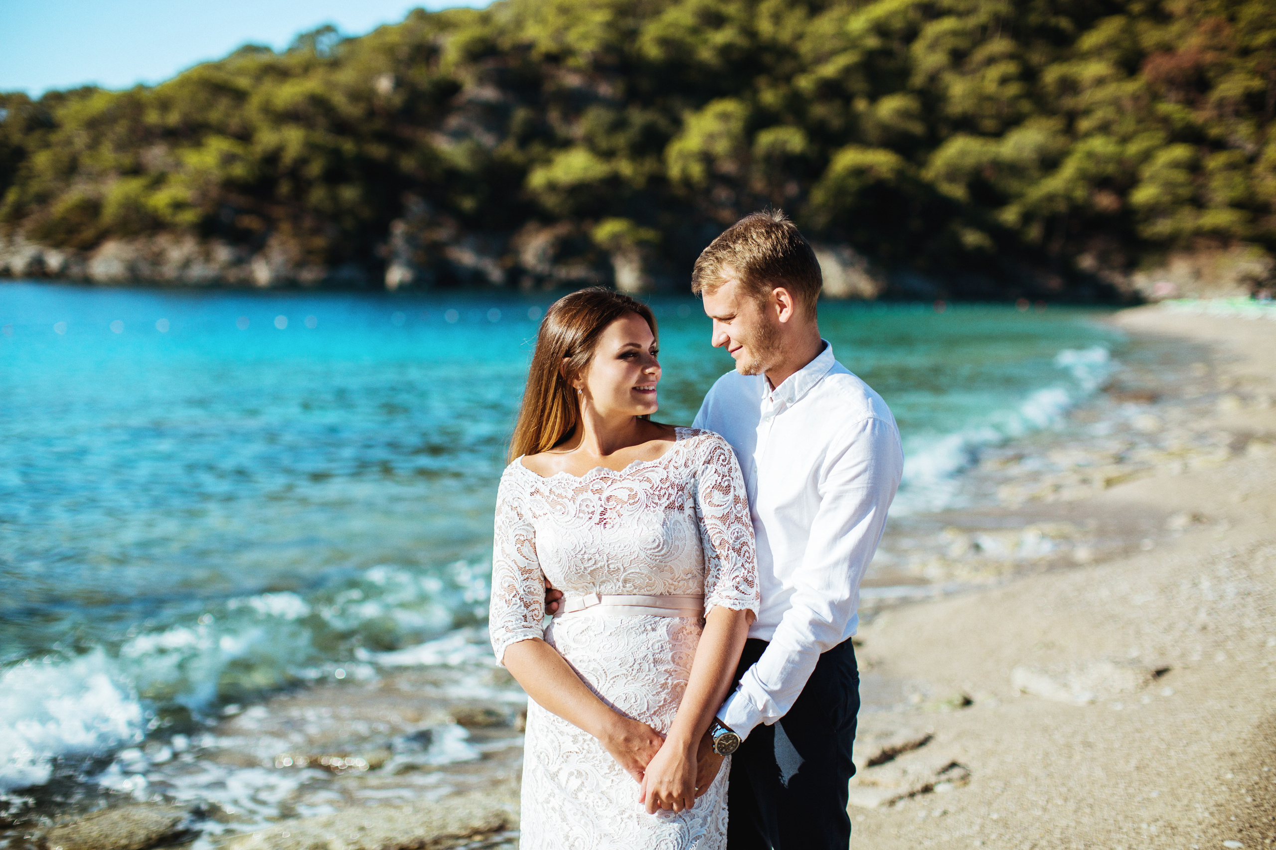 Свадебная фотосессия на пляже в бухте Олюдениз, Фетхие. Фотограф в Каппадокии / Julia Ganch