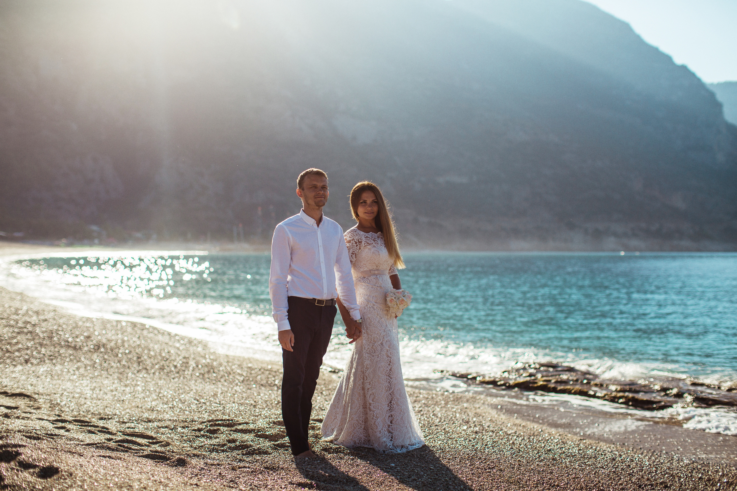 Свадебная фотосессия на пляже в бухте Олюдениз, Фетхие. Фотограф в Каппадокии / Julia Ganch