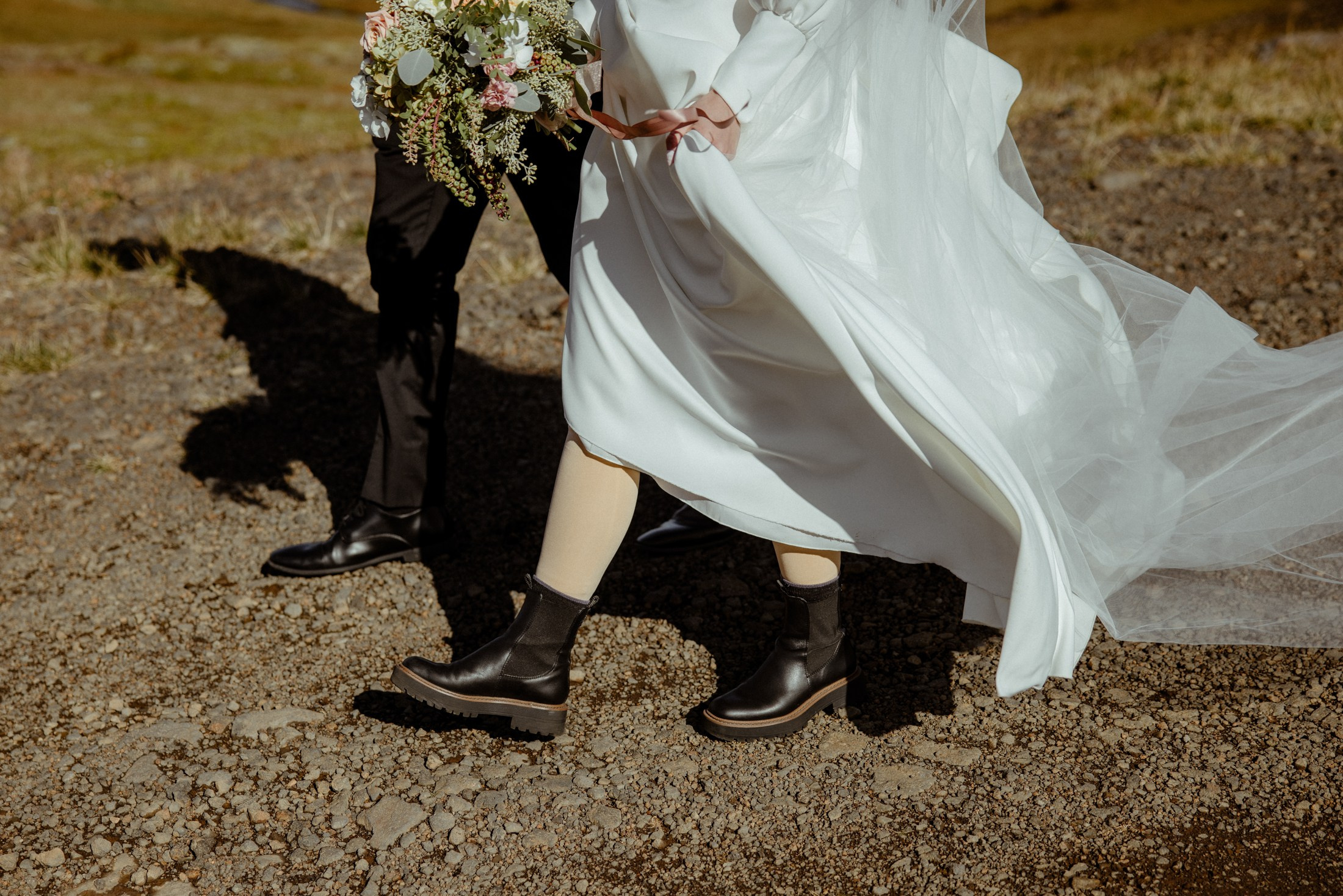 Iceland elopement at Budir Black Church | Snæfellsnes wedding by Iceland elopement photographer & videographer. Iceland elopement photographer & videographer