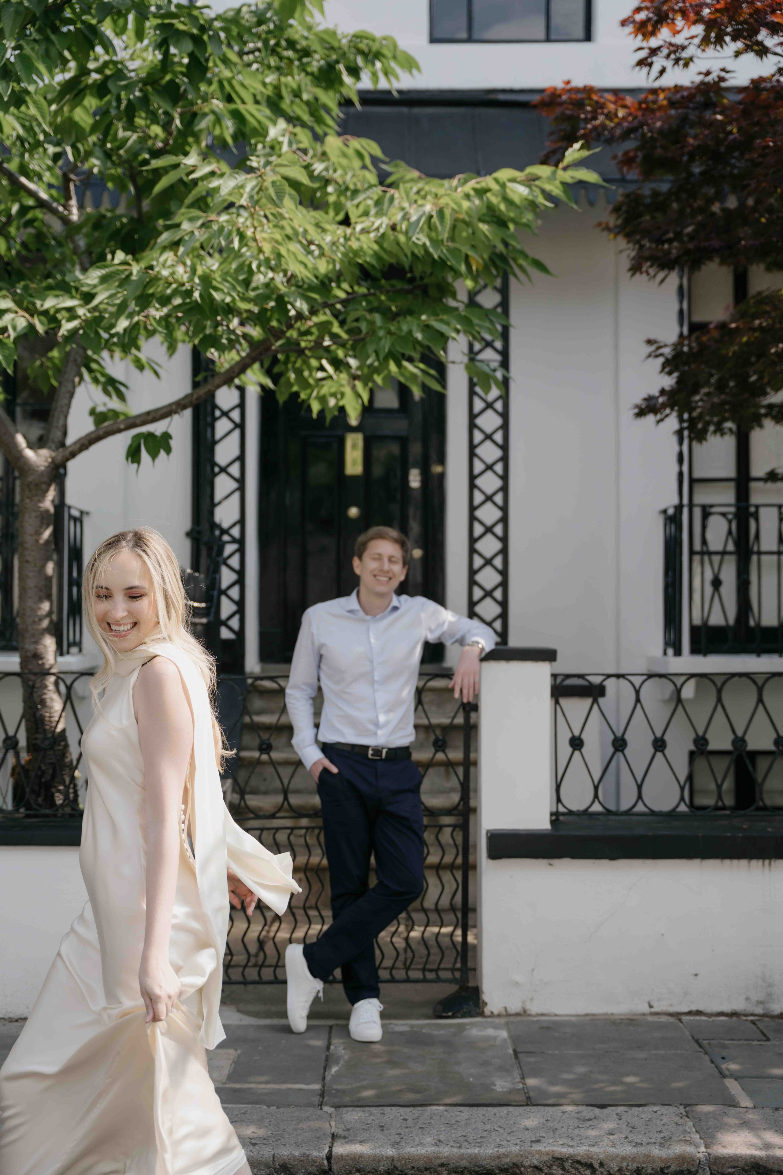 South Kensington Engagement Photoshoot | London Couple Photographer. London Wedding Photographer | Engagement & Proposal Photography by Natasha Ferreira