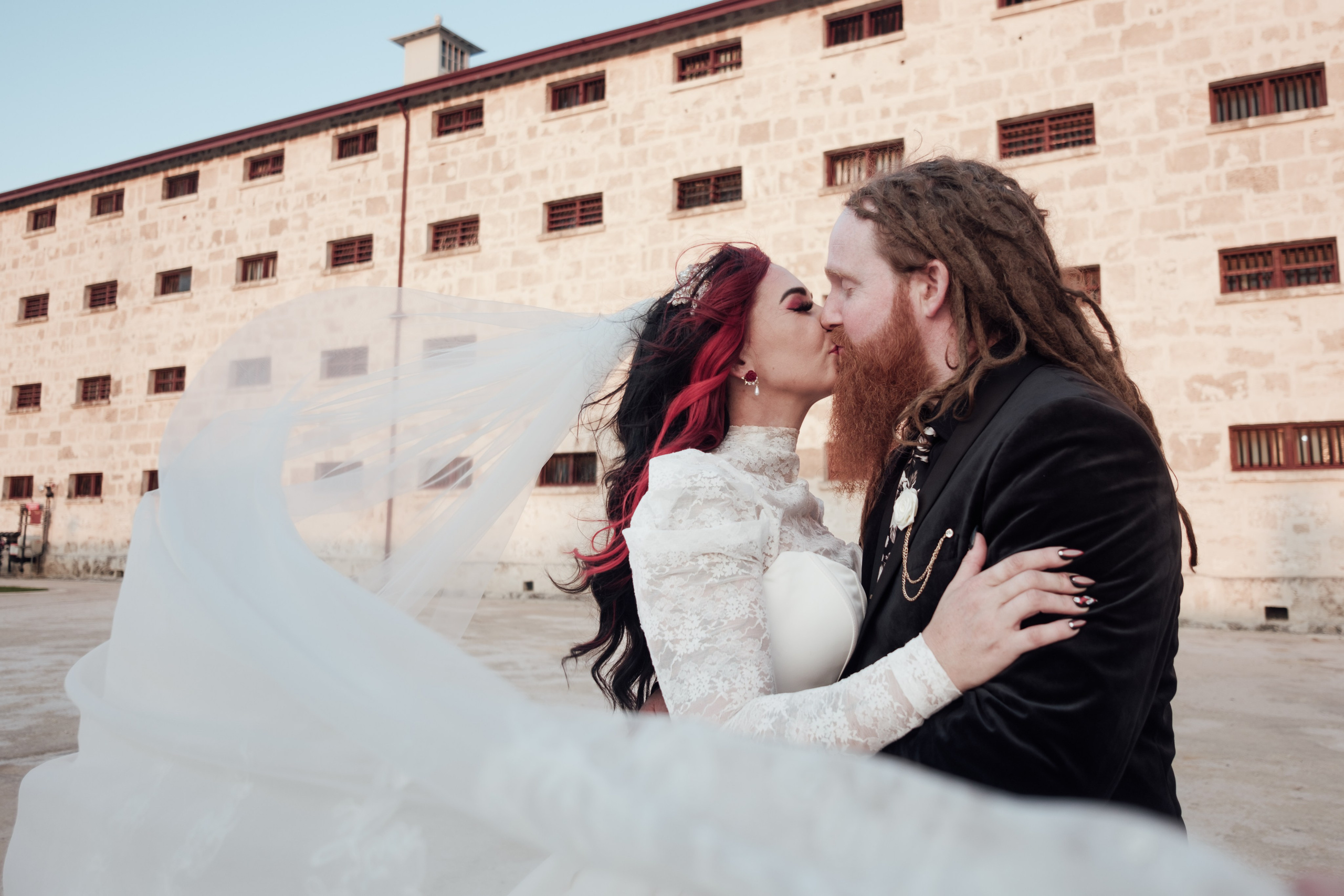 Charlee + Ben | Fremantle Prison Wedding. Arts in Motion | Wedding Photographer — Videographer in Perth, Western Australia