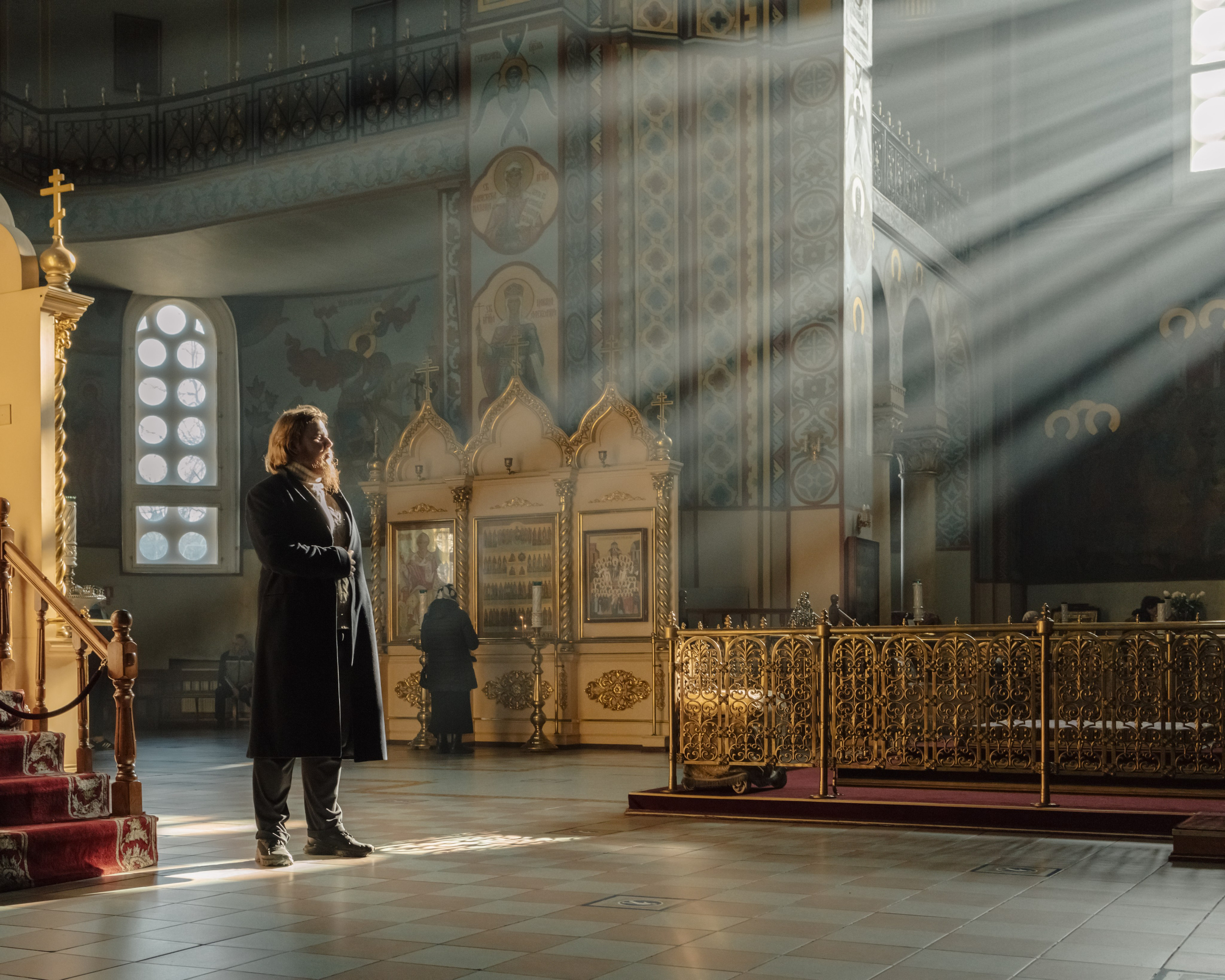 Vladimir Bazarov, servant in Riga Nativity of Christ Orthodox Cathedral. He fights with the tension between the Latvian heritage and the significant Russian-speaking population, a divide rooted in the country’s Soviet history, which he personally experiences as he is labeled a “fascist” in Russia and an outsider in Latvia. Despite these challenges, Vladimir channels his faith into fostering understanding and addressing social issues like alcoholism, trying to bridge the gap and create a more inclusive society through his church work.