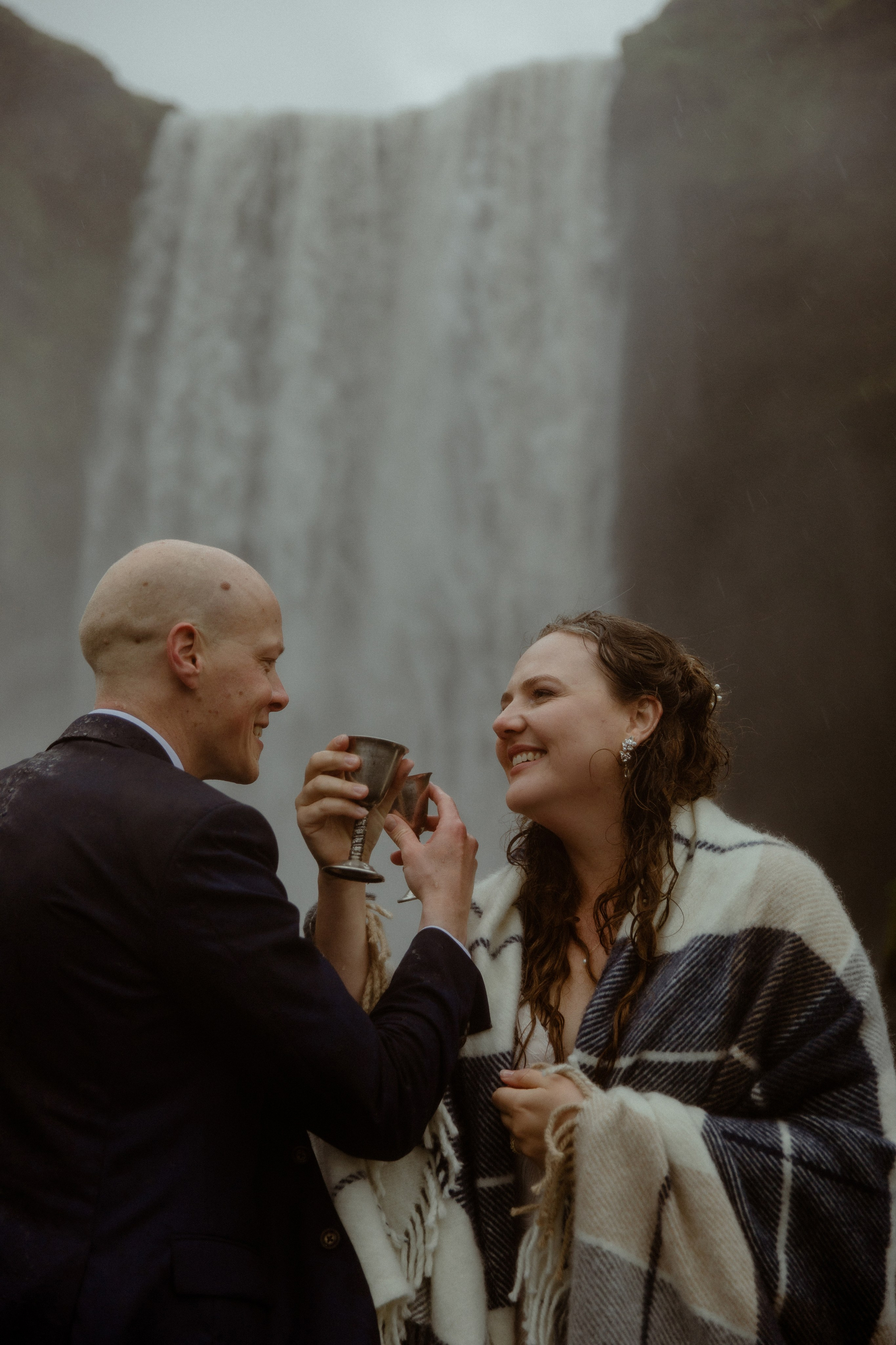 Iceland Elopement at Black Sand Beach. Iceland elopement photographer & videographer
