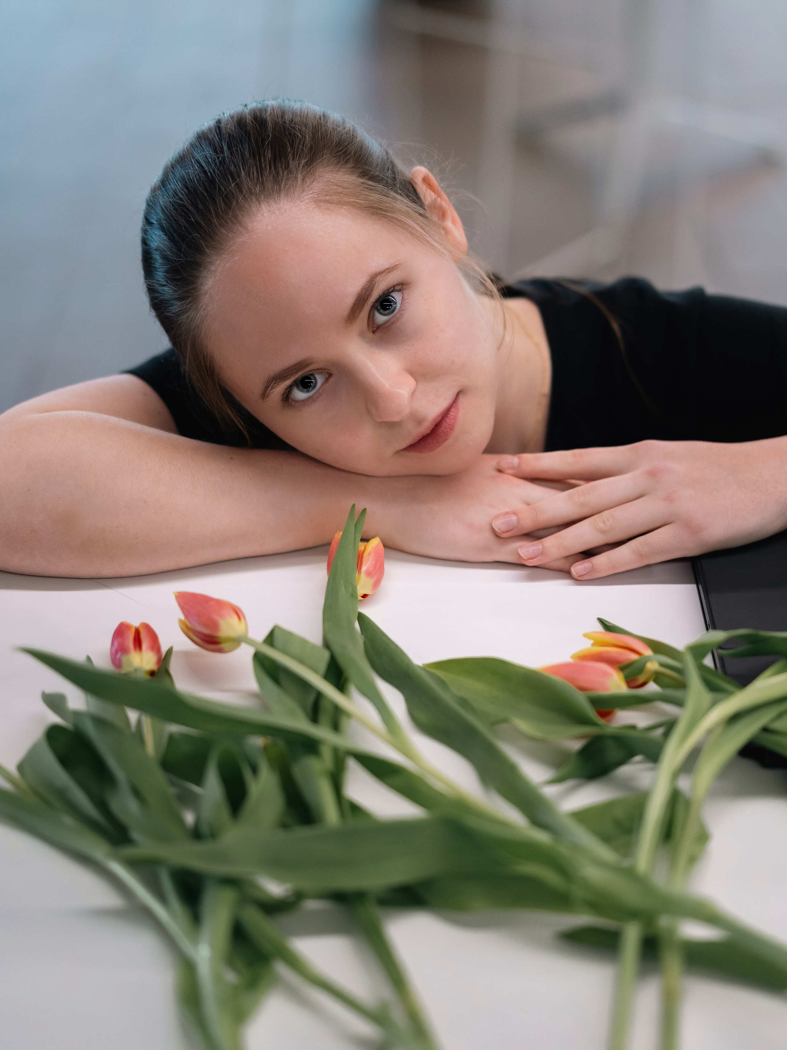 Alena / Printemps Vs. Révisions. Photographe à Genève - Eugenia Andres