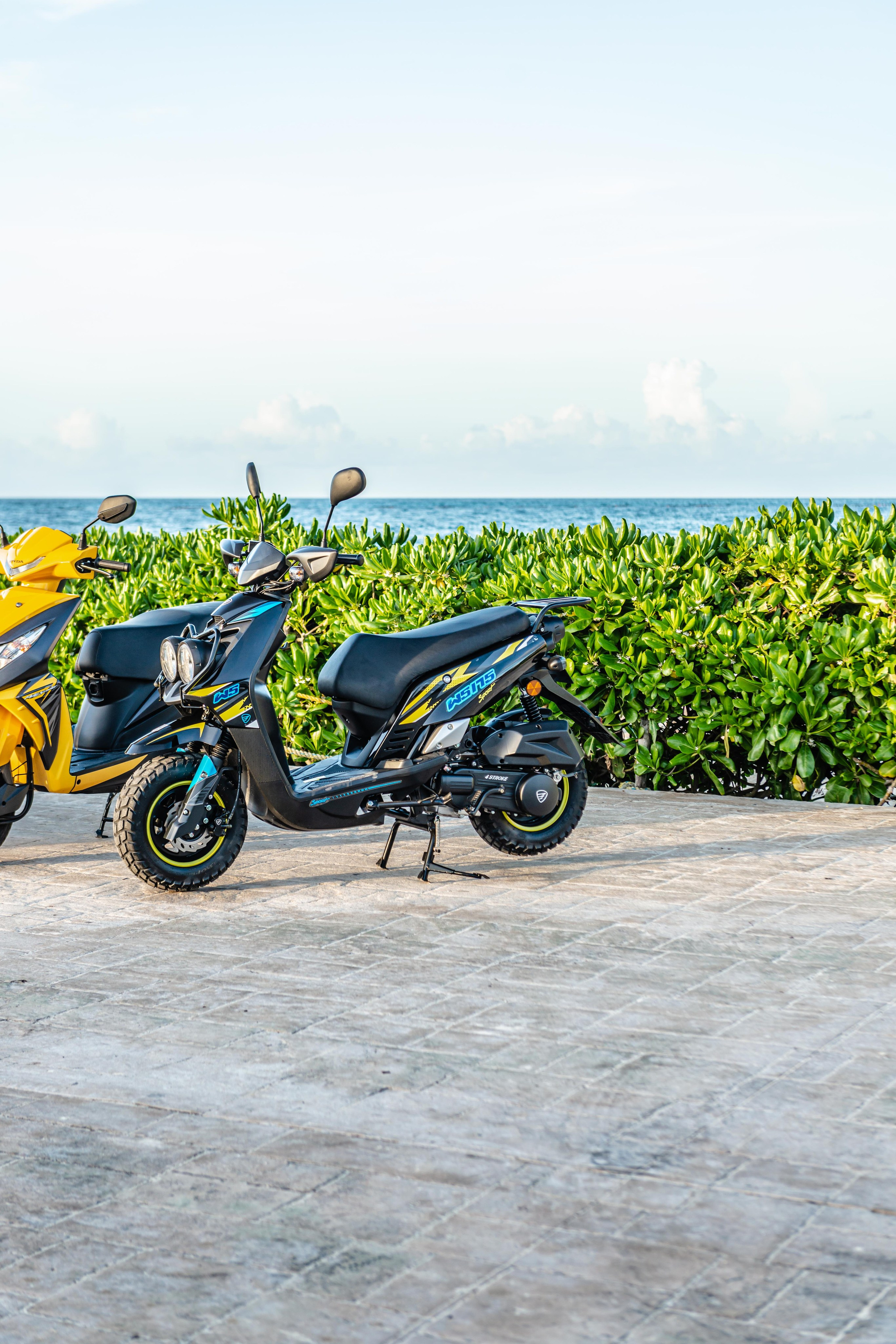 Scooter Photography for Rental Website in Mexico. PHOTOGRAPHER QUINTANA ROO